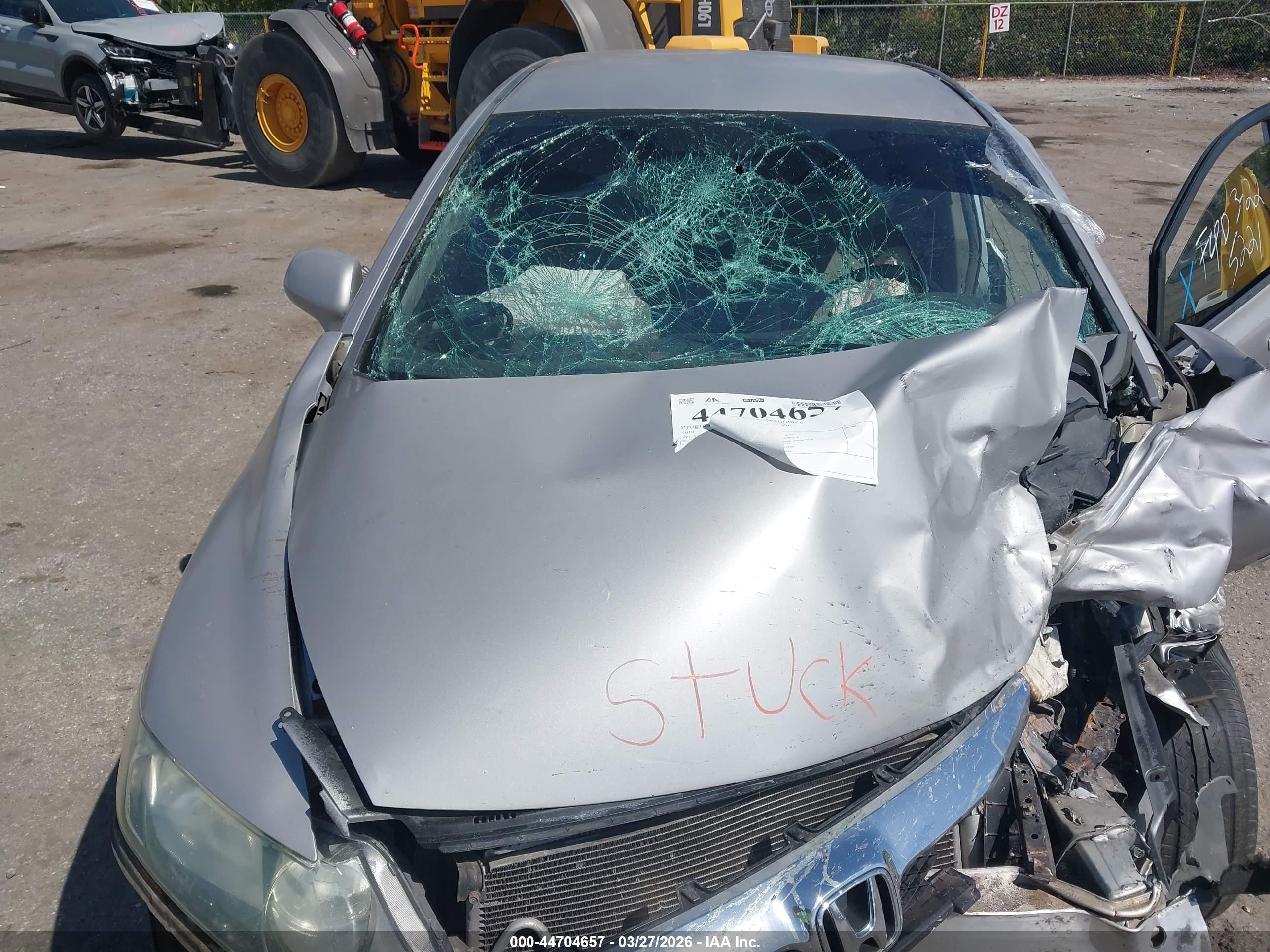 2010 Honda Civic Lx Silver vin: 2HGFA1F55AH515221