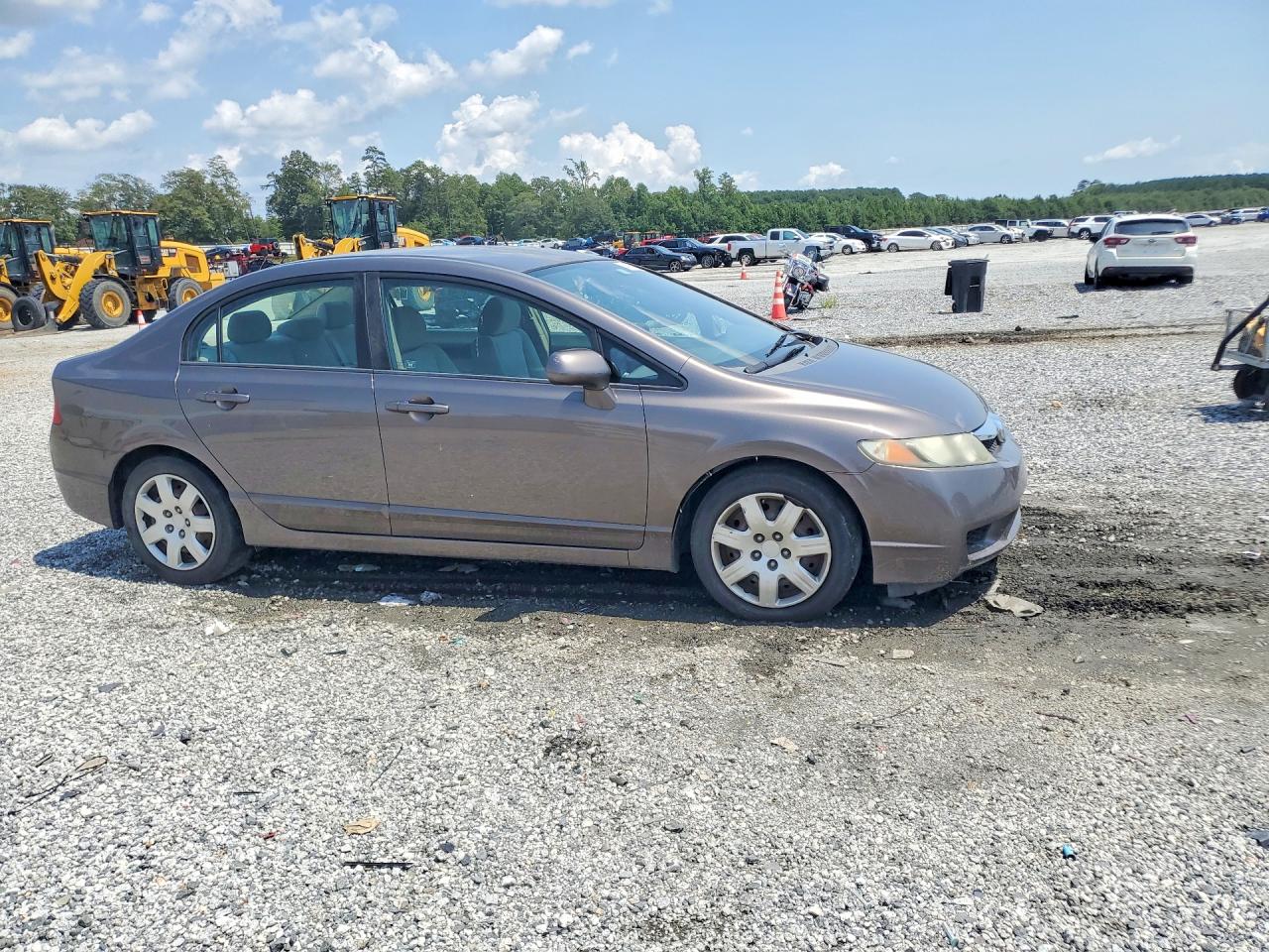 2010 Honda Civic Lx Gray vin: 2HGFA1F55AH529006