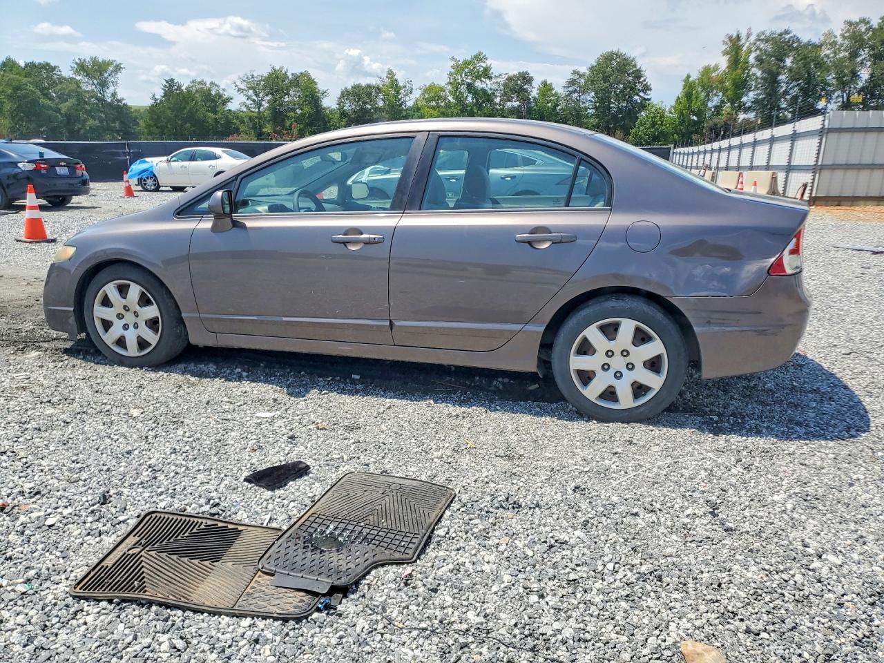 2010 Honda Civic Lx Gray vin: 2HGFA1F55AH529006