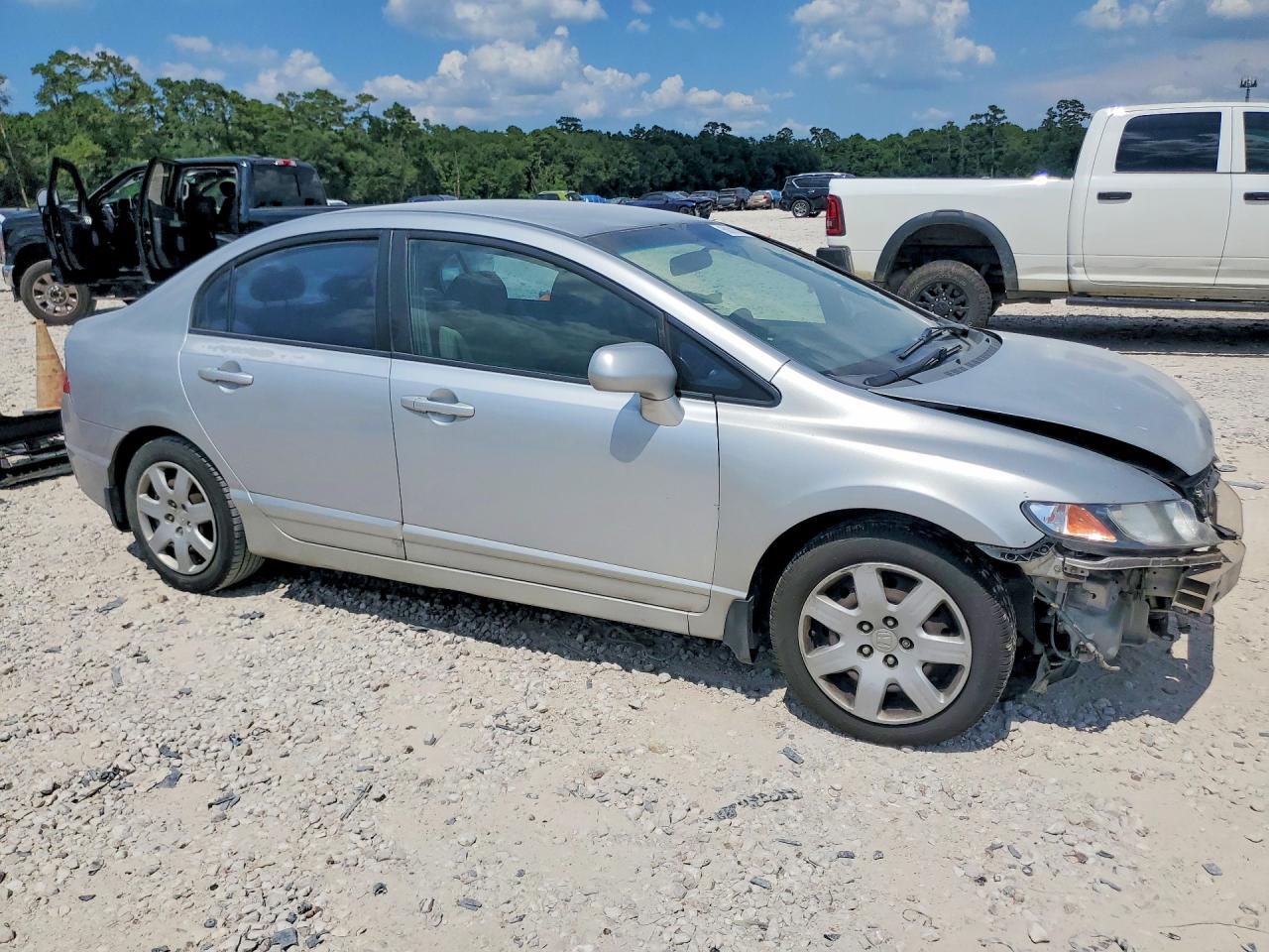 2010 Honda Civic Lx Silver vin: 2HGFA1F55AH533864