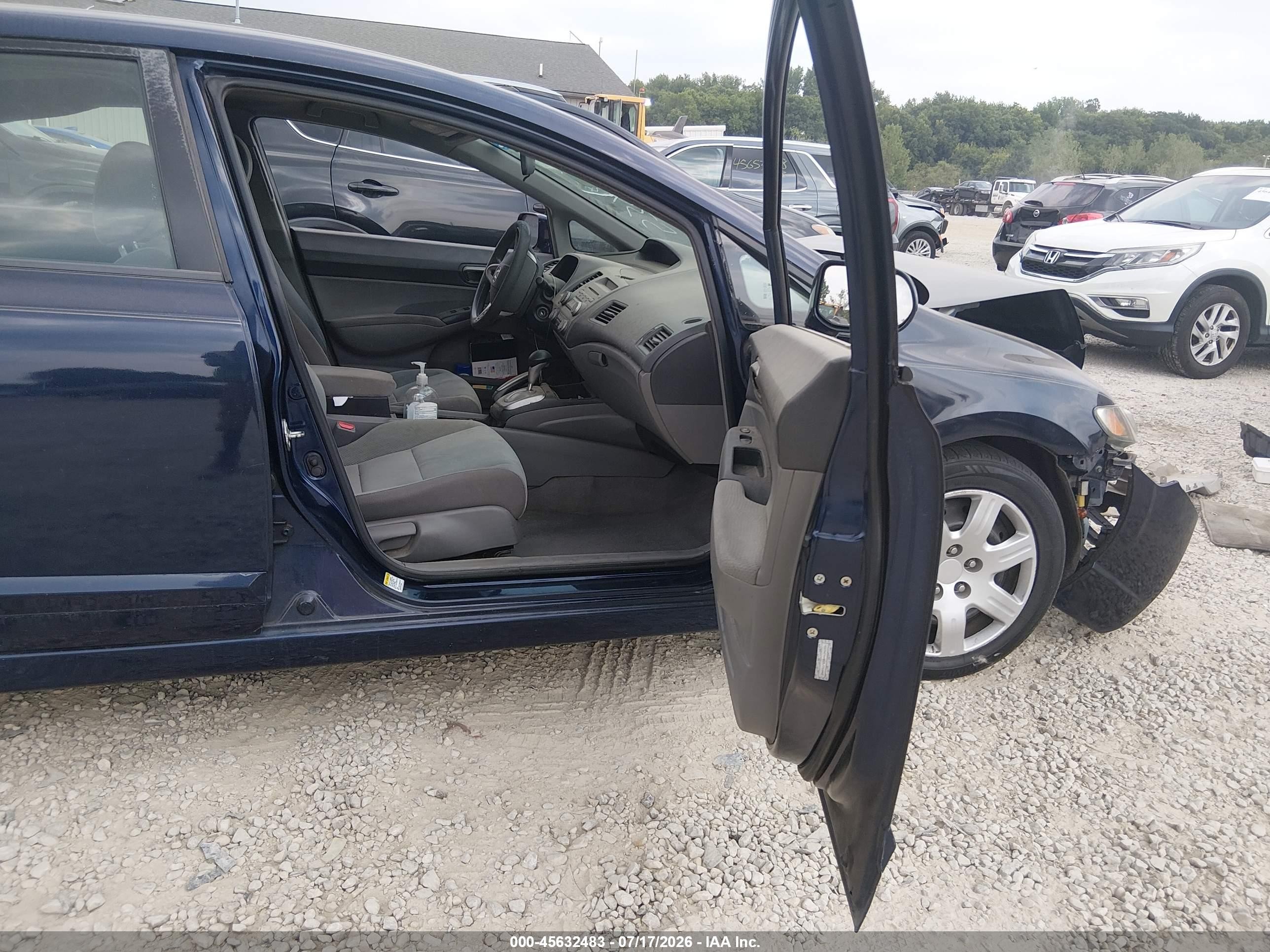 2010 Honda Civic Lx Blue vin: 2HGFA1F55AH539275