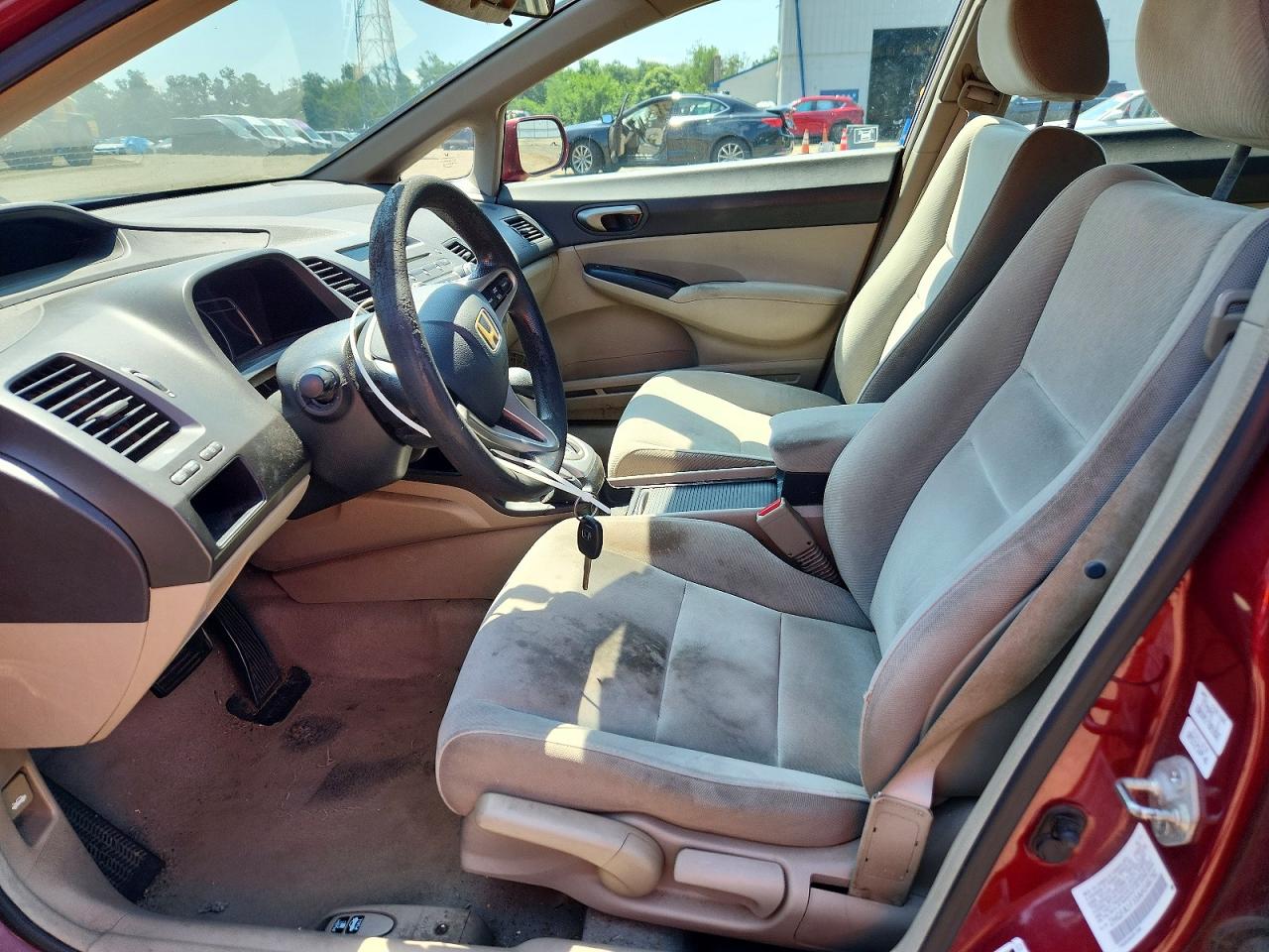 2010 Honda Civic Lx Maroon vin: 2HGFA1F55AH546792