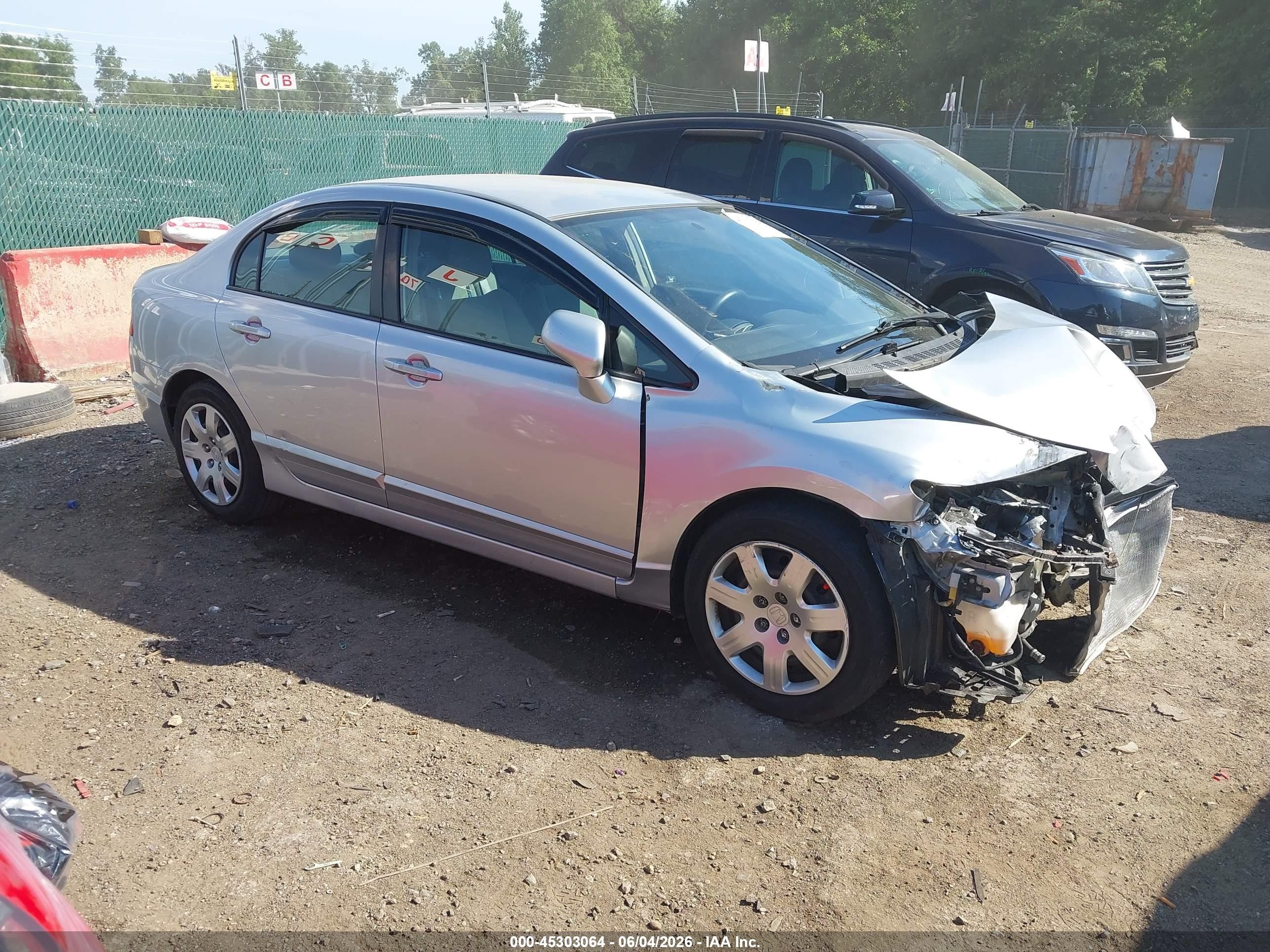 2010 Honda Civic Lx Silver vin: 2HGFA1F55AH556268