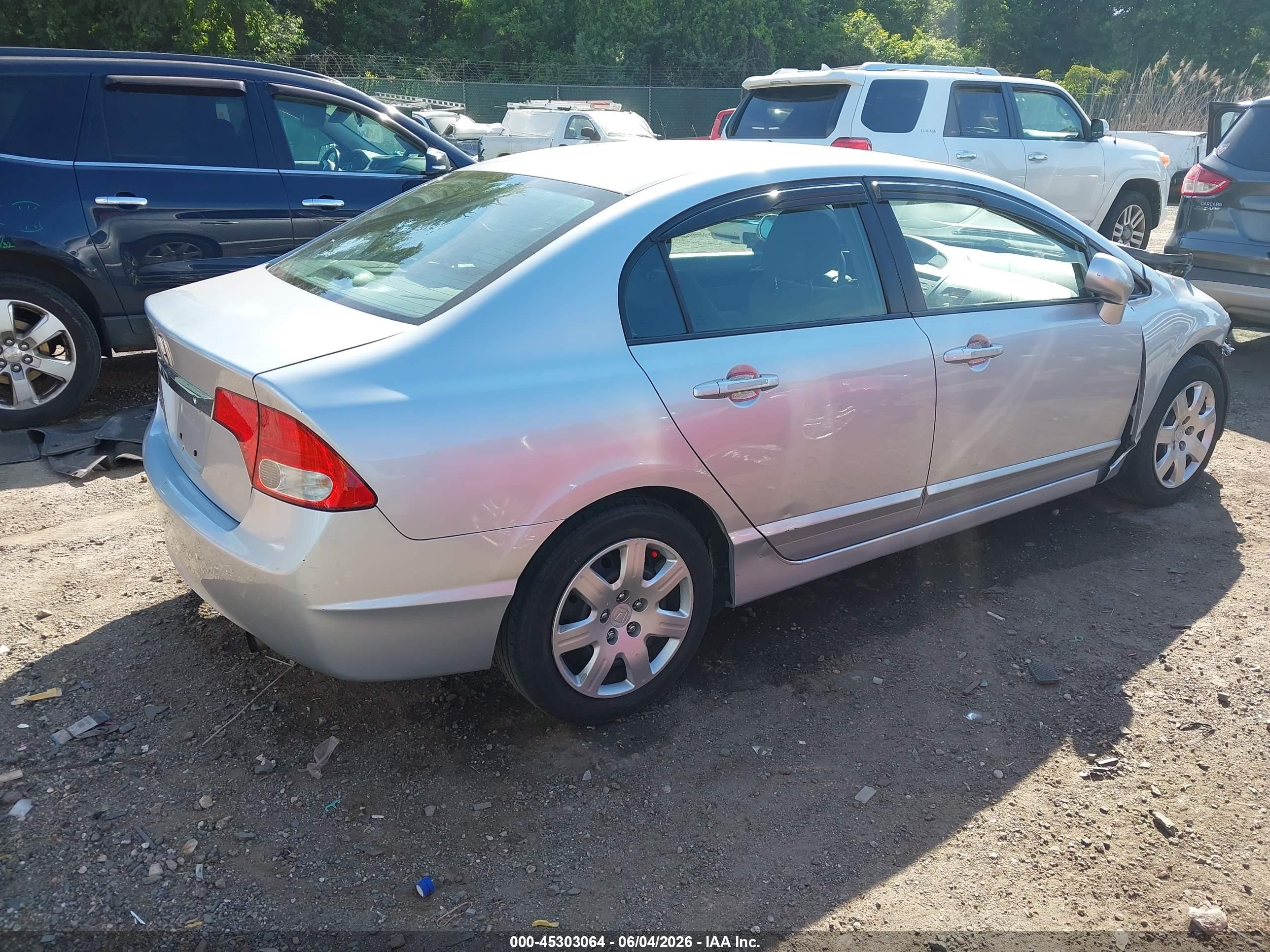 2010 Honda Civic Lx Silver vin: 2HGFA1F55AH556268