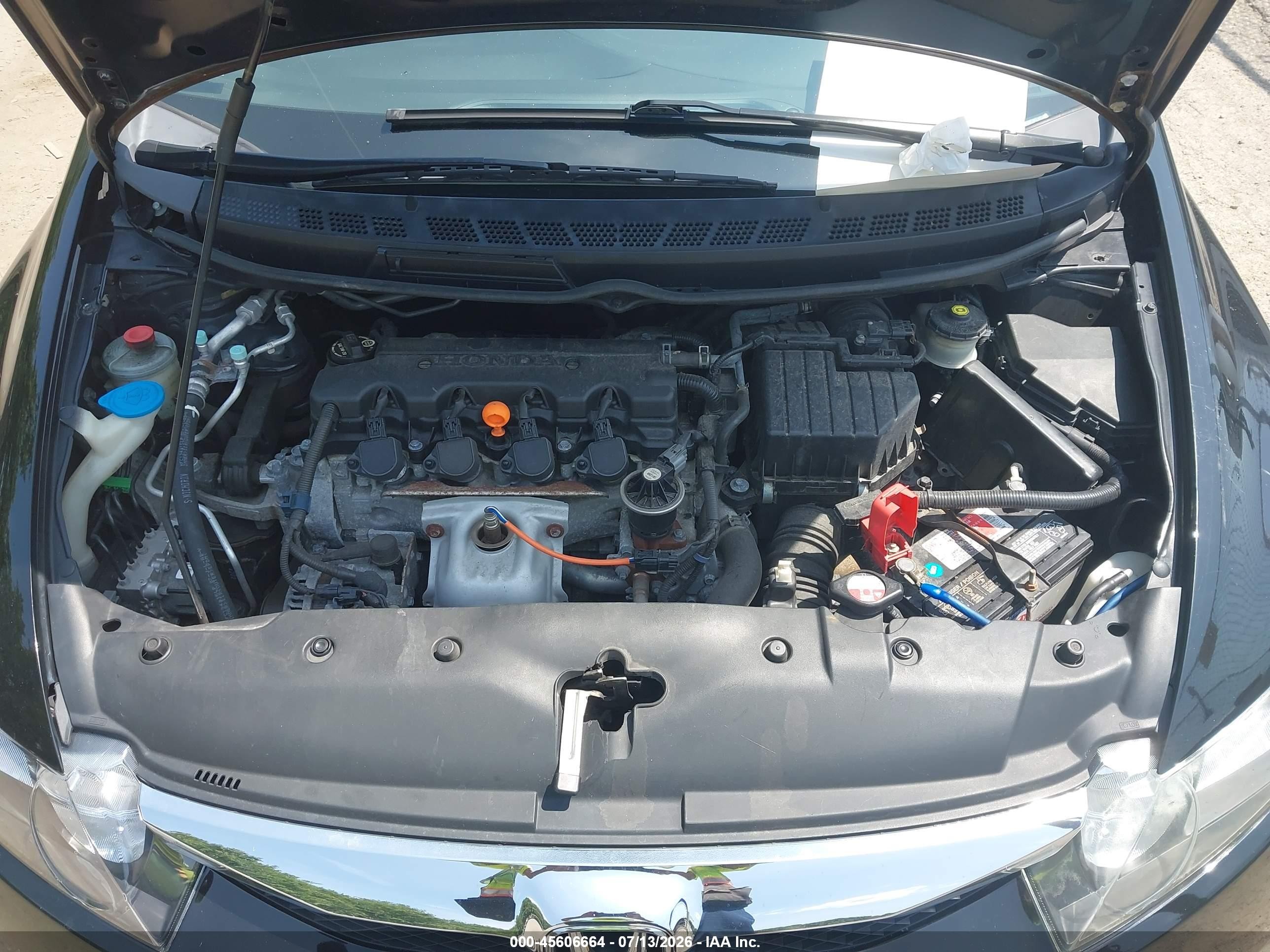 2010 Honda Civic Lx Black vin: 2HGFA1F55AH556917