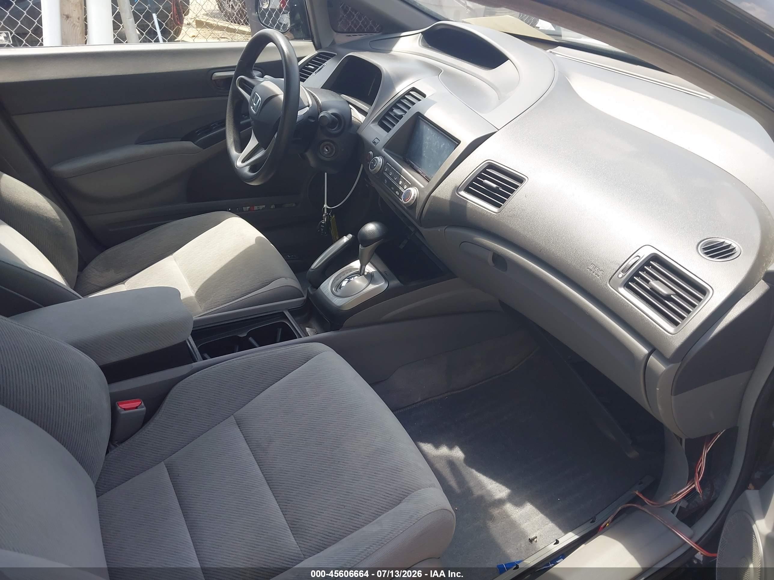 2010 Honda Civic Lx Black vin: 2HGFA1F55AH556917