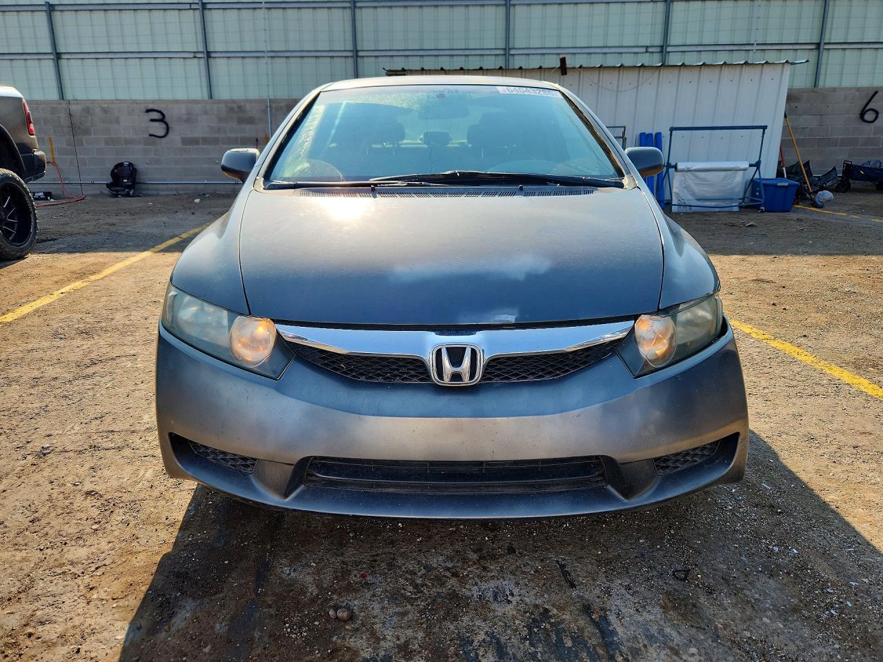 2010 Honda Civic Lx Gray vin: 2HGFA1F55AH561681
