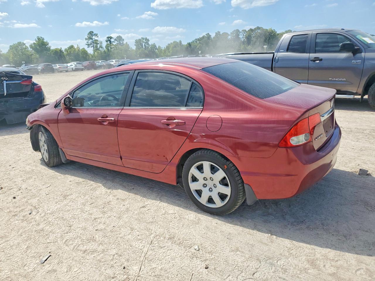 2010 Honda Civic Lx Maroon vin: 2HGFA1F55AH562510