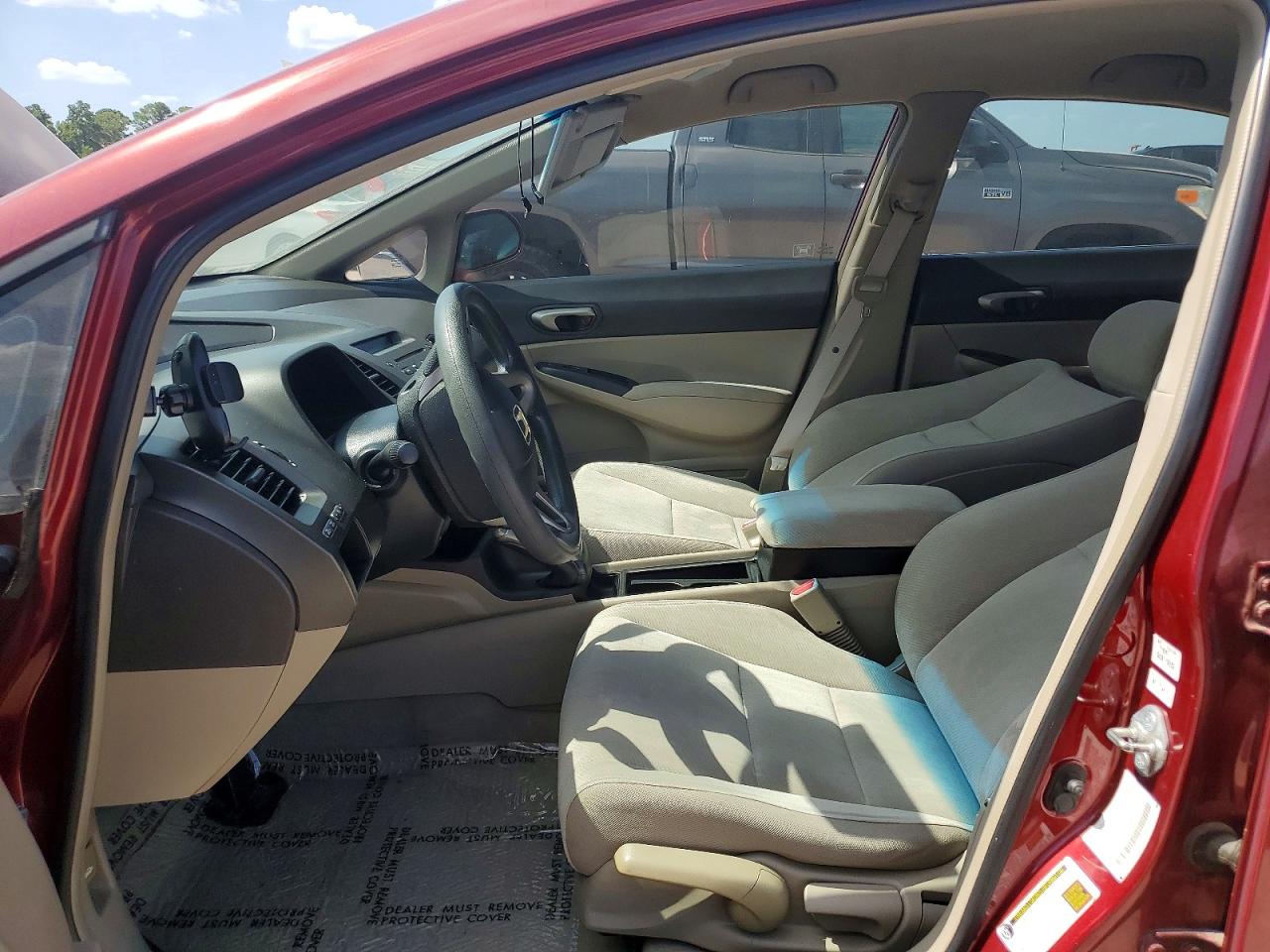 2010 Honda Civic Lx Maroon vin: 2HGFA1F55AH562510