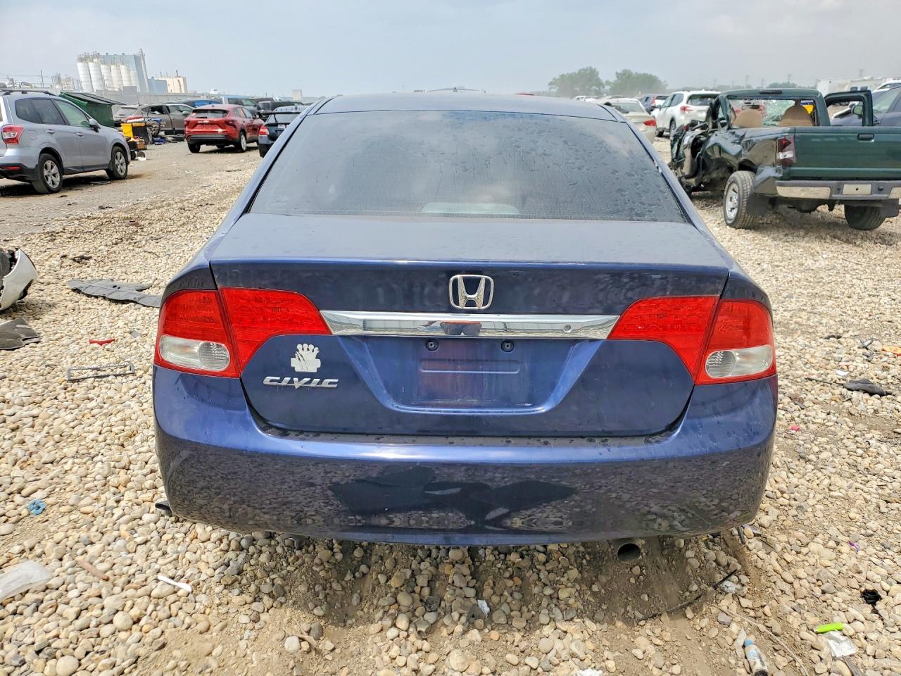 2010 Honda Civic Lx Blue vin: 2HGFA1F55AH566217