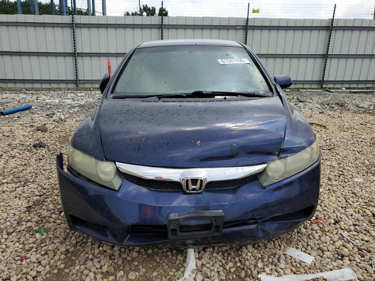 2010 Honda Civic Lx Blue vin: 2HGFA1F55AH566217