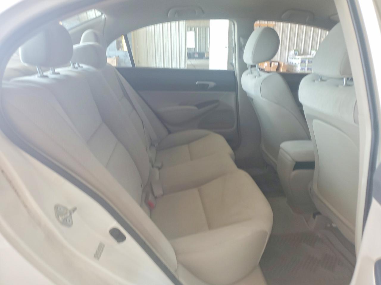 2010 Honda Civic Lx White vin: 2HGFA1F55AH579260