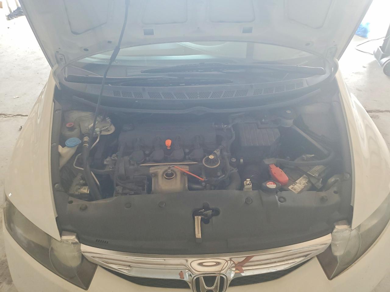 2010 Honda Civic Lx White vin: 2HGFA1F55AH579260
