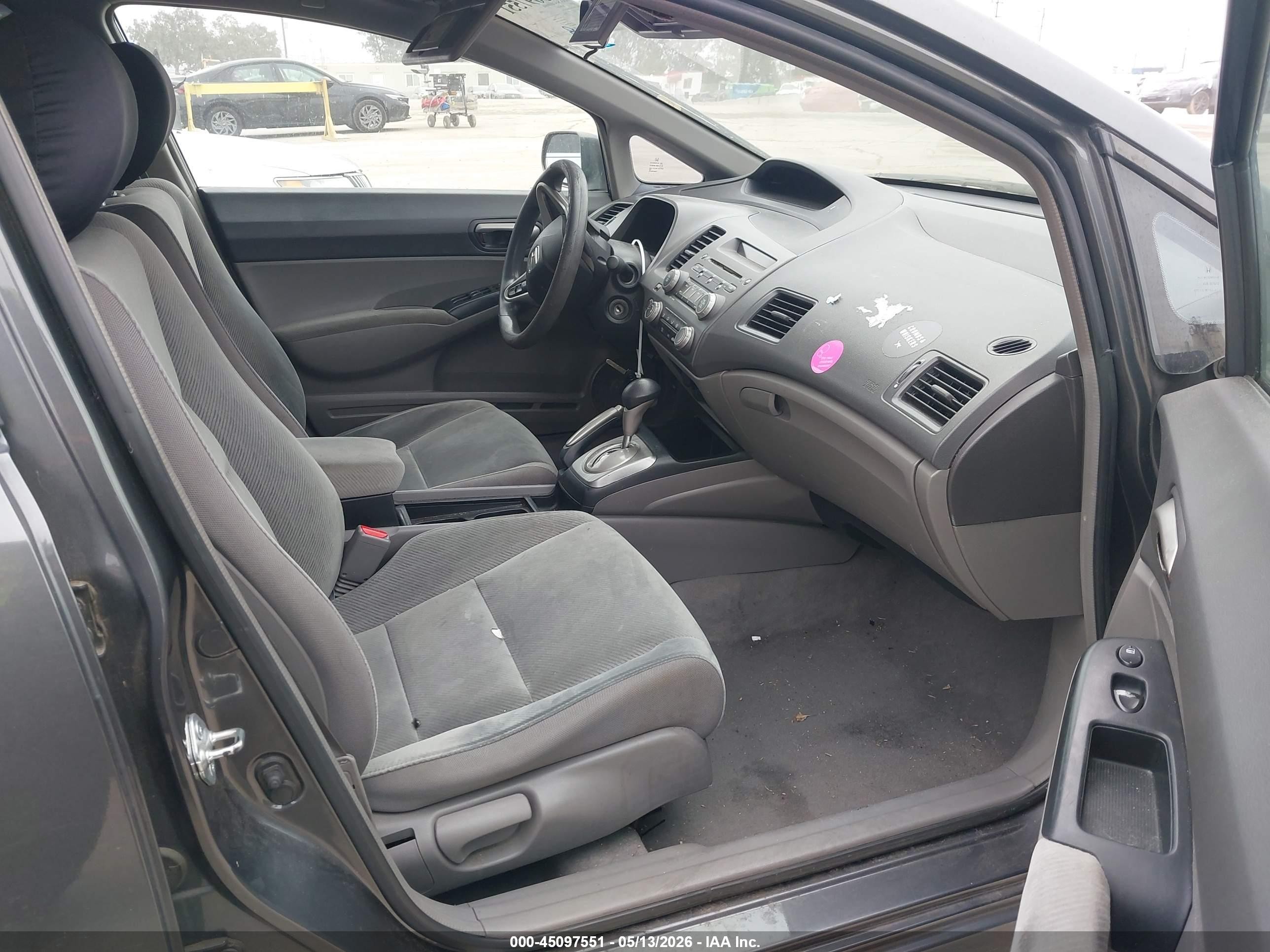 2010 Honda Civic Lx Gray vin: 2HGFA1F55AH581932
