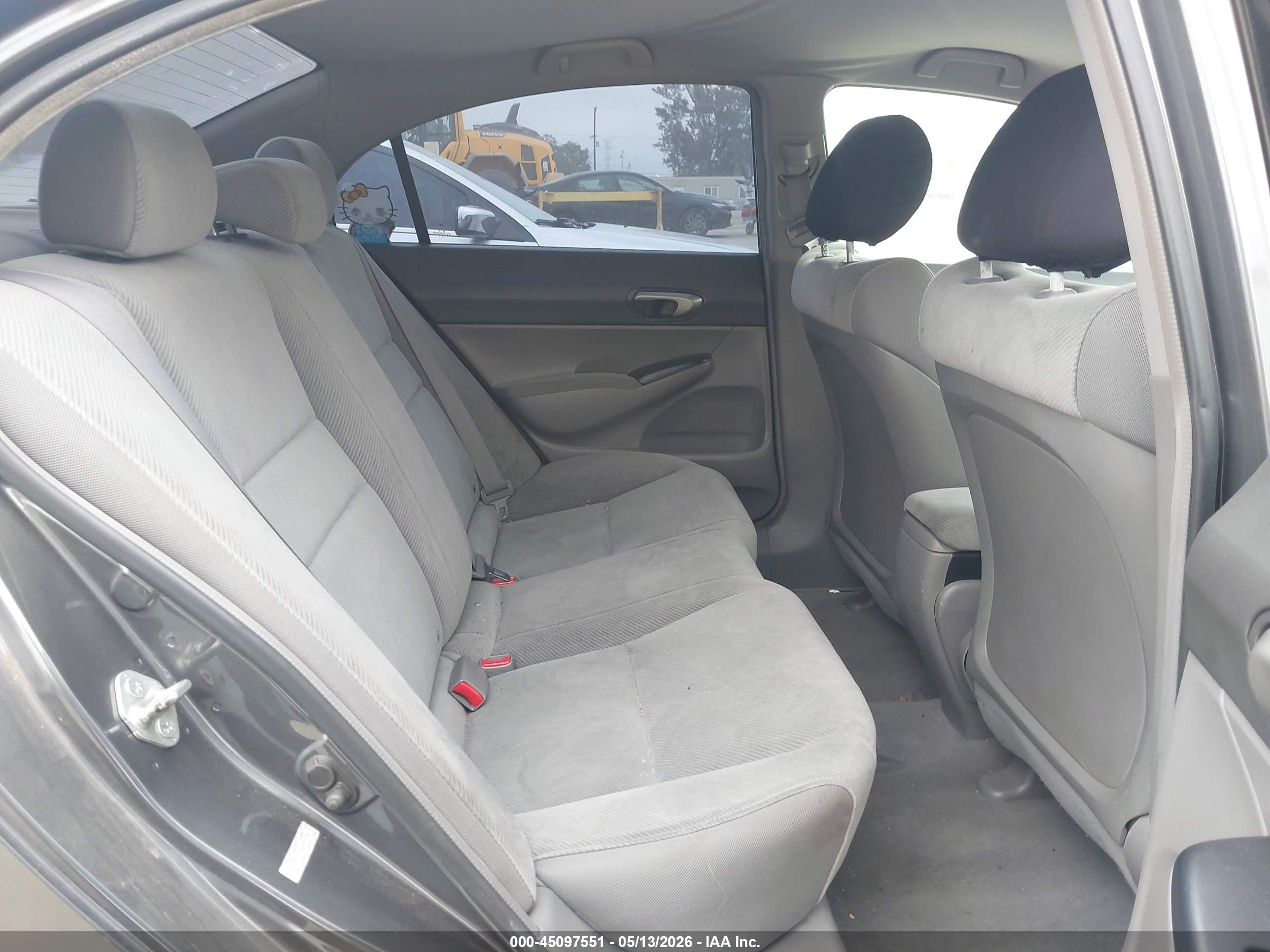 2010 Honda Civic Lx Gray vin: 2HGFA1F55AH581932