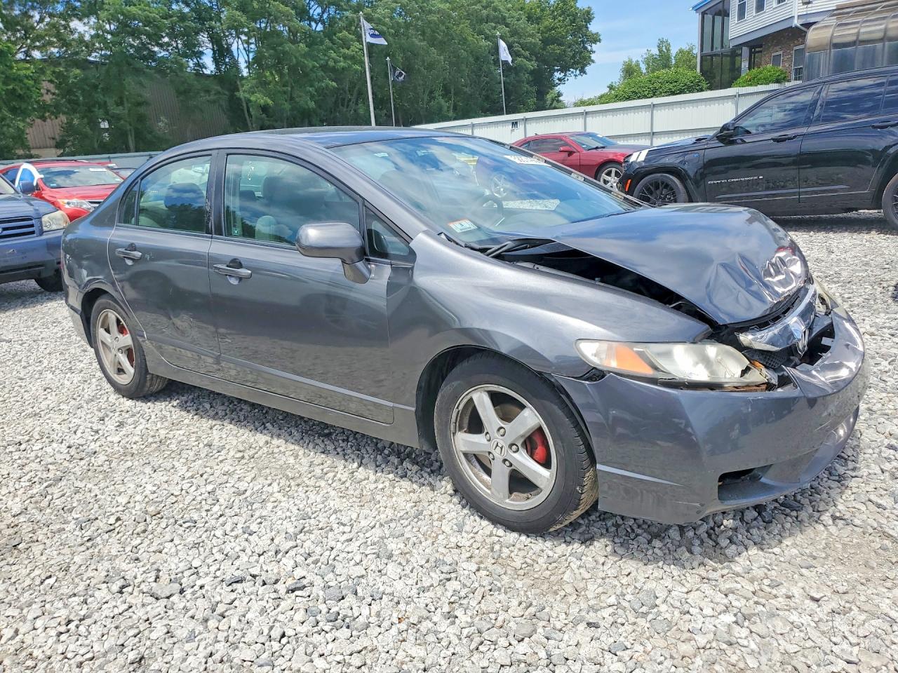 2011 Honda Civic Lx Silver vin: 2HGFA1F55BH305106