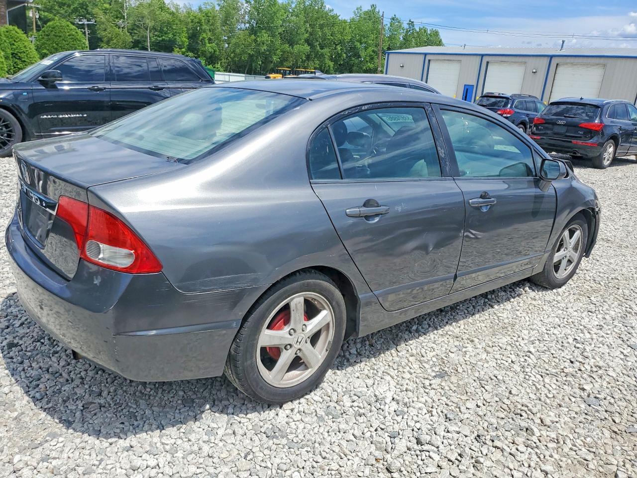 2011 Honda Civic Lx Silver vin: 2HGFA1F55BH305106