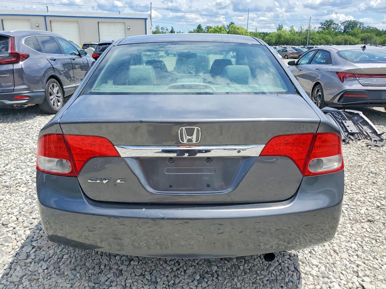 2011 Honda Civic Lx Silver vin: 2HGFA1F55BH305106
