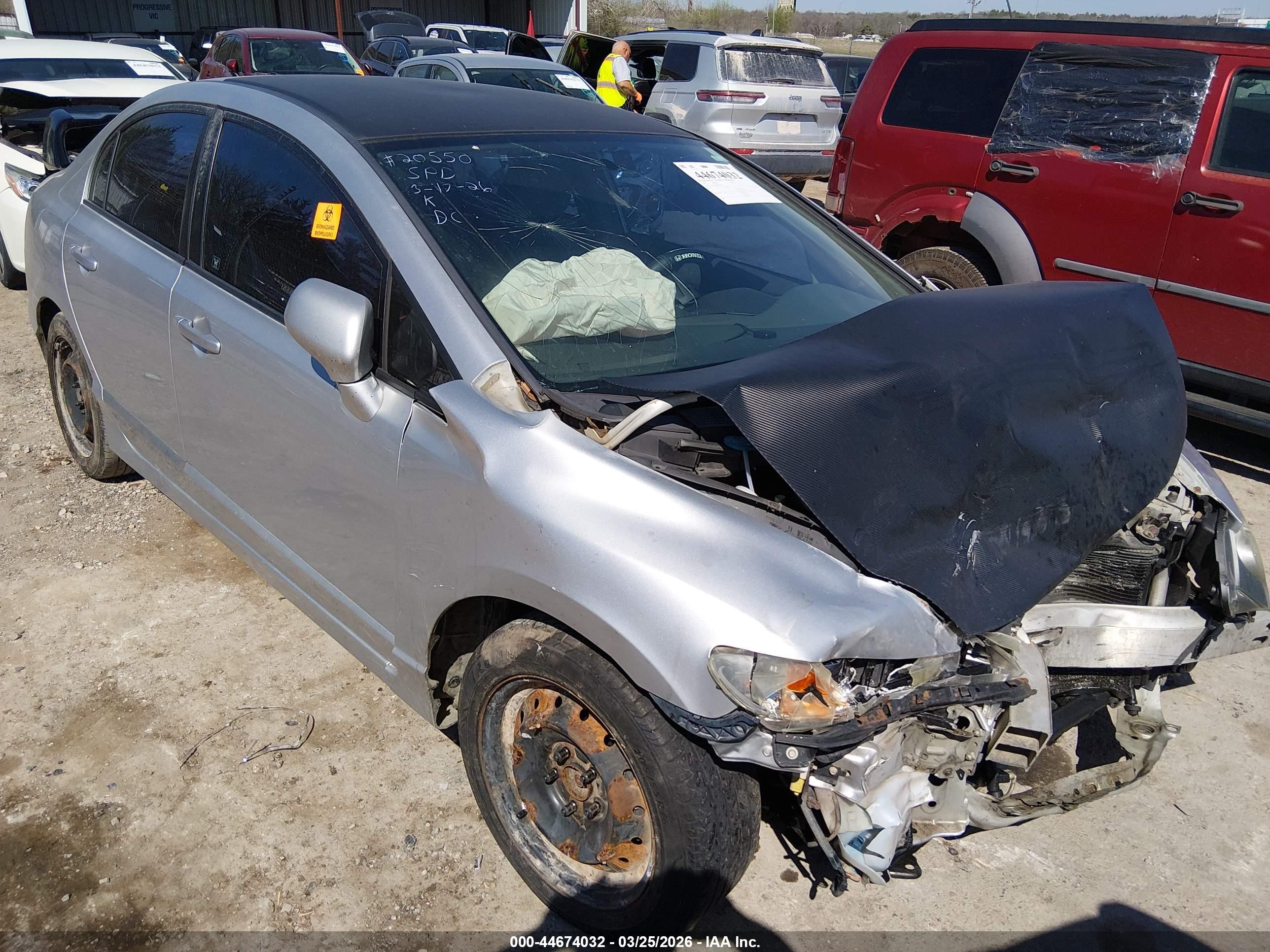 2011 Honda Civic Lx Gray vin: 2HGFA1F55BH305168