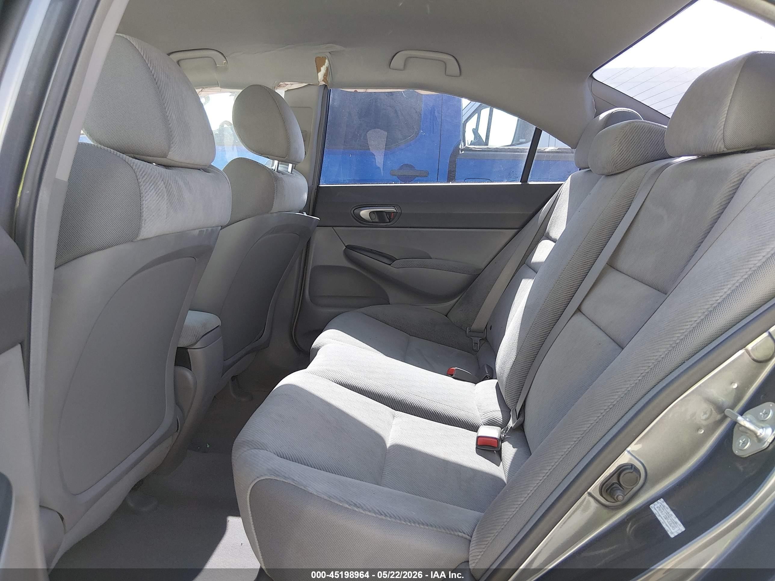 2011 Honda Civic Lx Gray vin: 2HGFA1F55BH308345