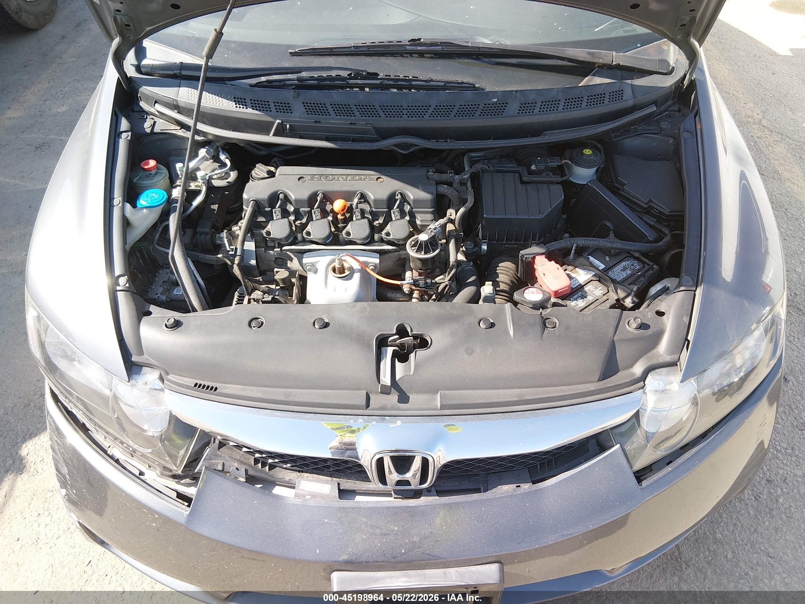 2011 Honda Civic Lx Gray vin: 2HGFA1F55BH308345