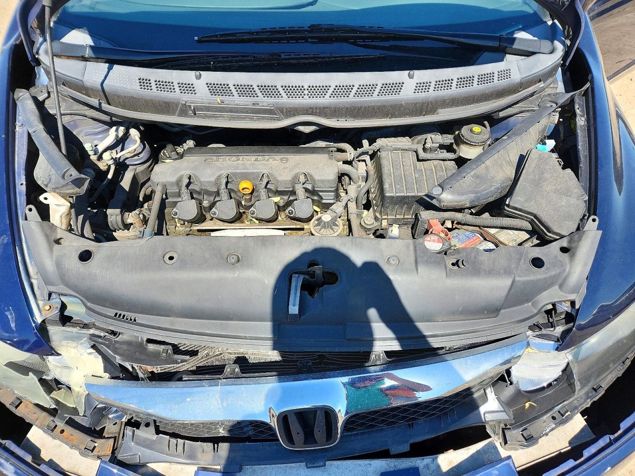 2011 Honda Civic Lx Blue vin: 2HGFA1F55BH500137