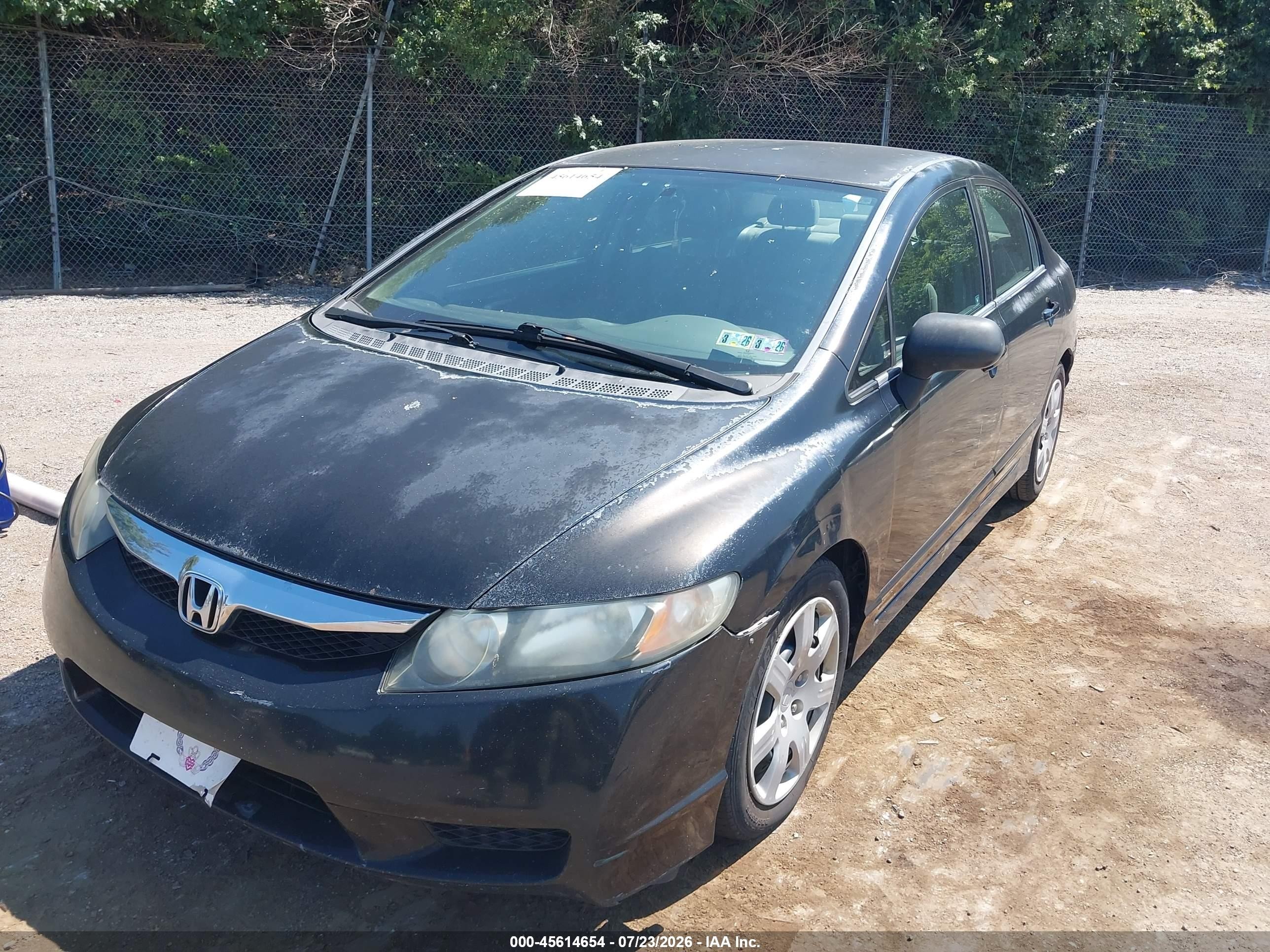 2011 Honda Civic Lx Black vin: 2HGFA1F55BH507041