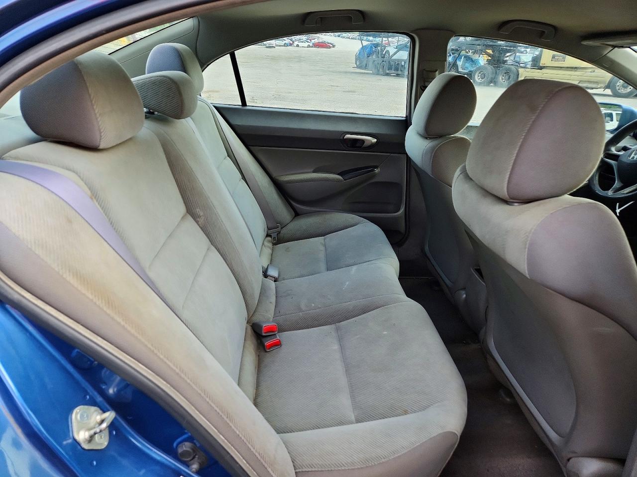 2011 Honda Civic 4d Lx Blue vin: 2HGFA1F55BH510442