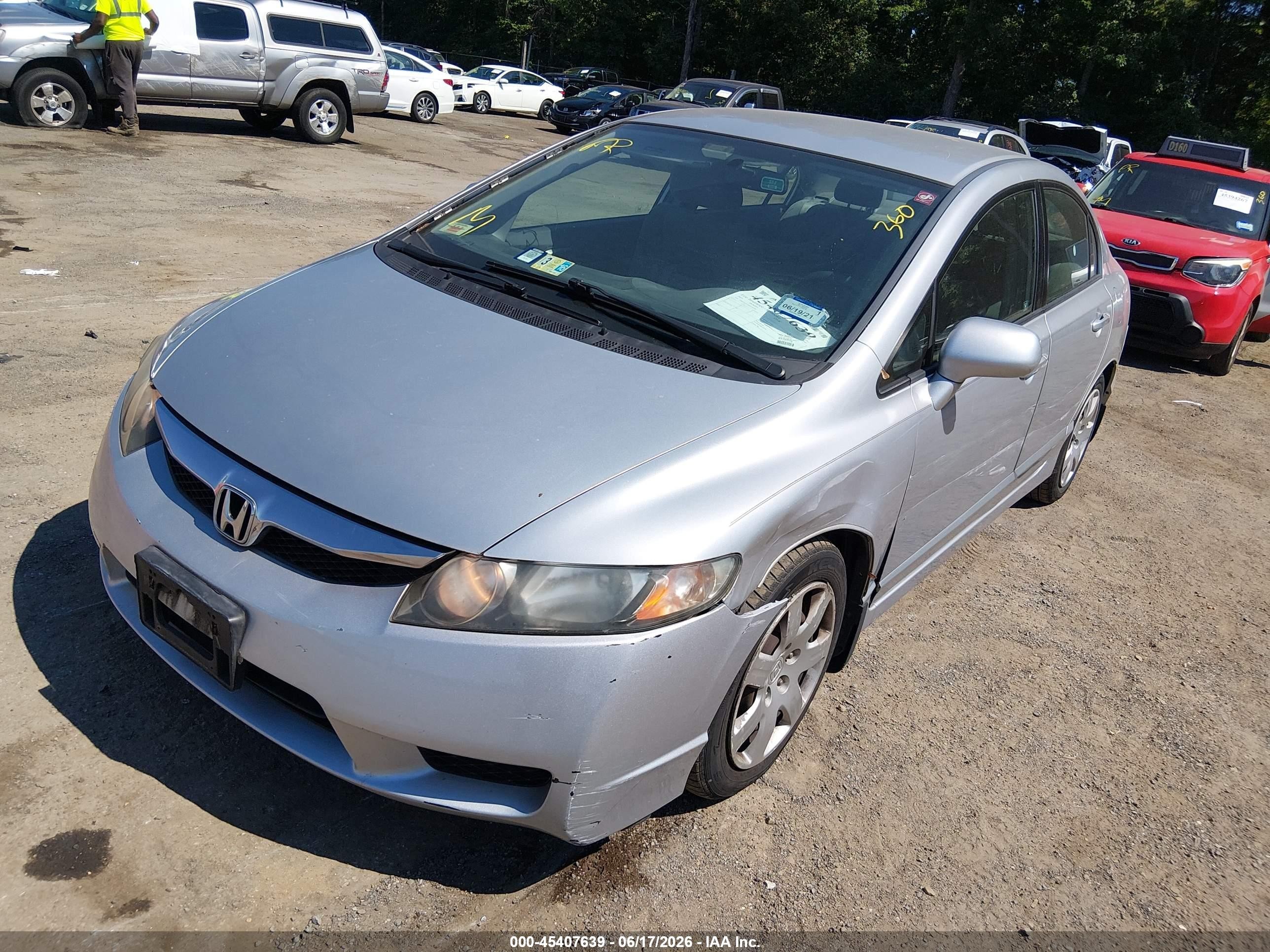 2011 Honda Civic Lx Silver vin: 2HGFA1F55BH514748