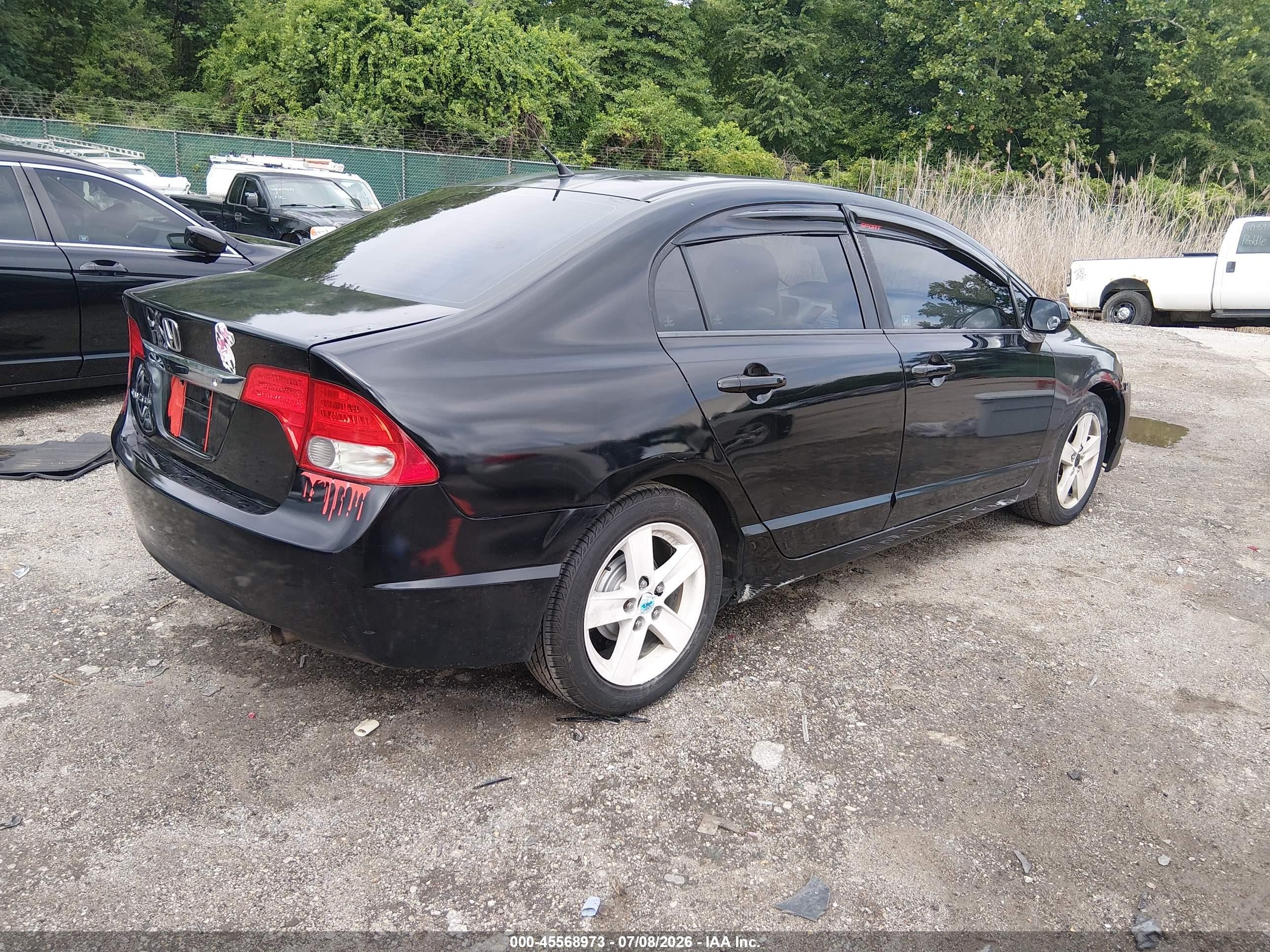 2011 Honda Civic Lx Black vin: 2HGFA1F55BH517990