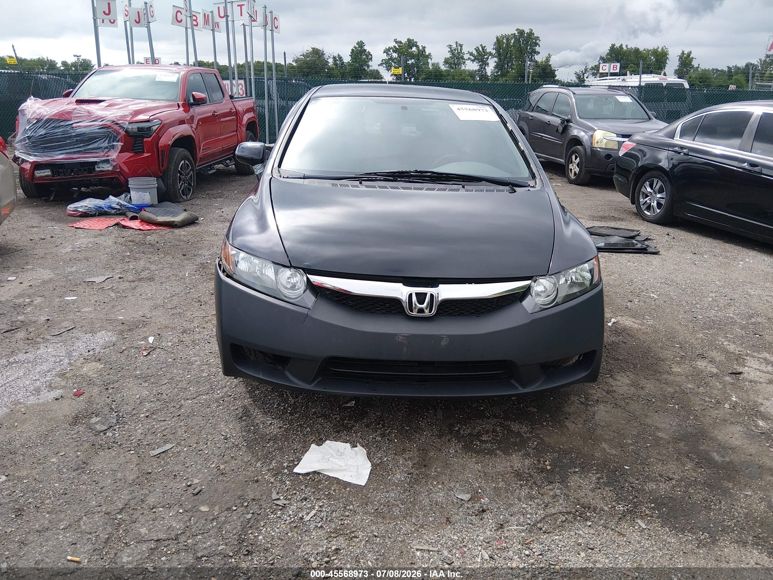2011 Honda Civic Lx Black vin: 2HGFA1F55BH517990