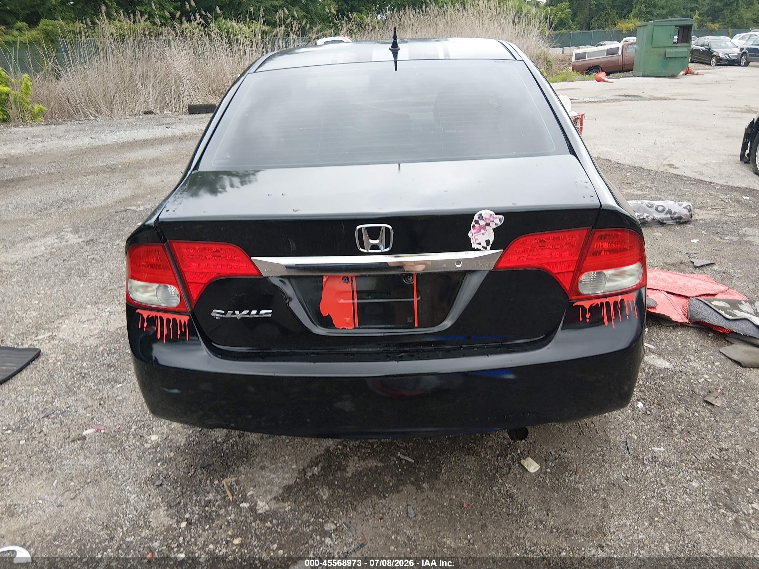 2011 Honda Civic Lx Black vin: 2HGFA1F55BH517990