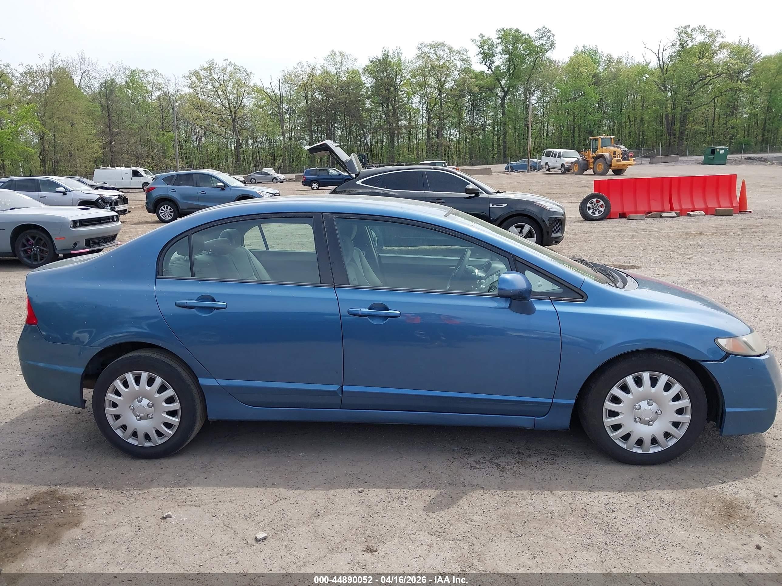 2010 Honda Civic Lx Blue vin: 2HGFA1F56AH304285