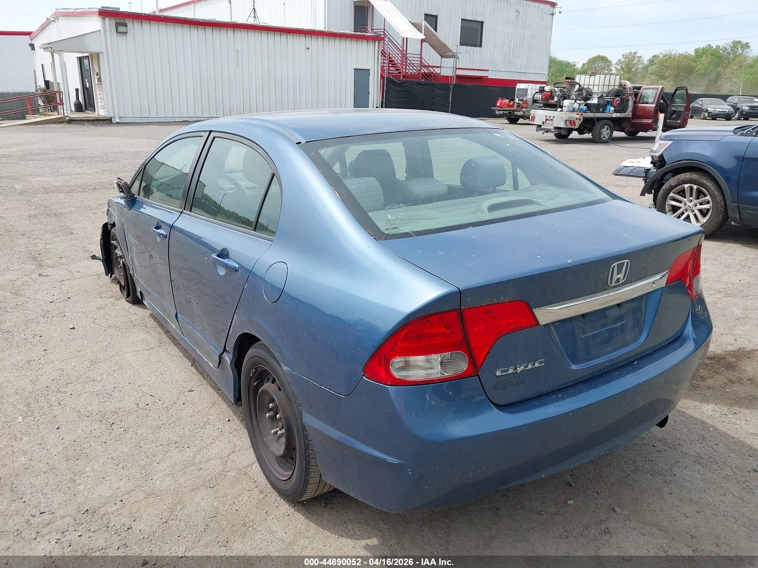 2010 Honda Civic Lx Blue vin: 2HGFA1F56AH304285