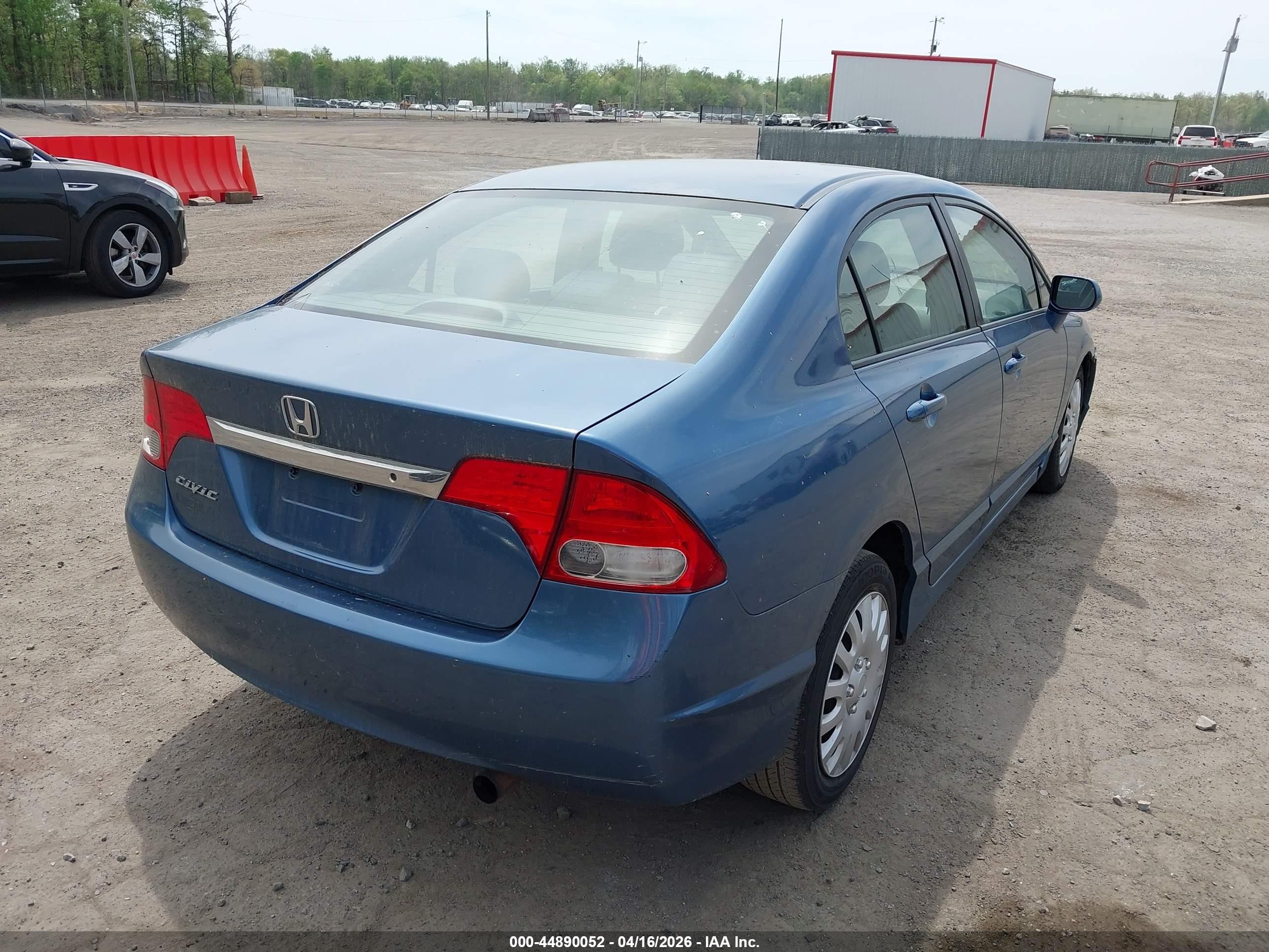 2010 Honda Civic Lx Blue vin: 2HGFA1F56AH304285