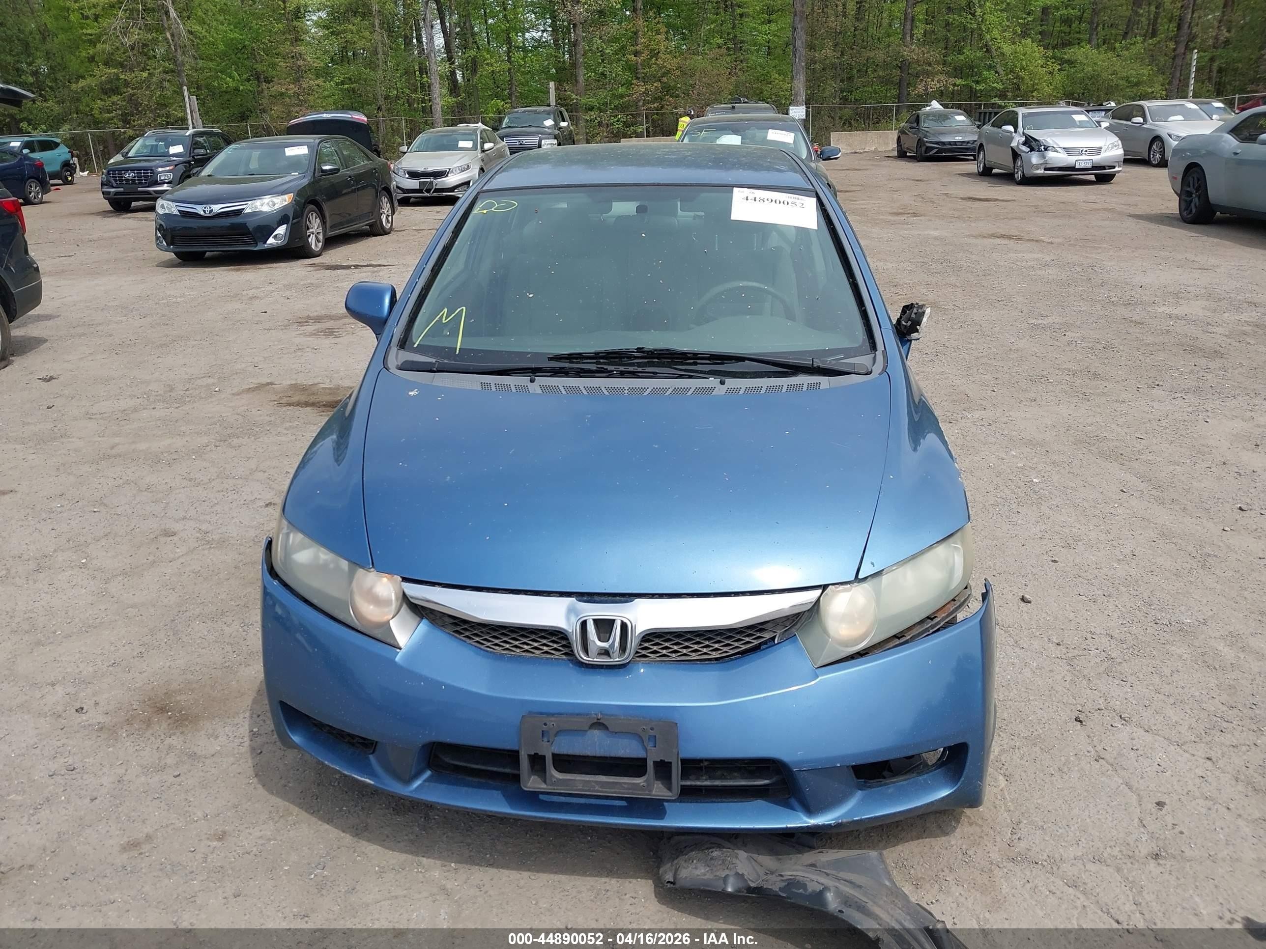 2010 Honda Civic Lx Blue vin: 2HGFA1F56AH304285