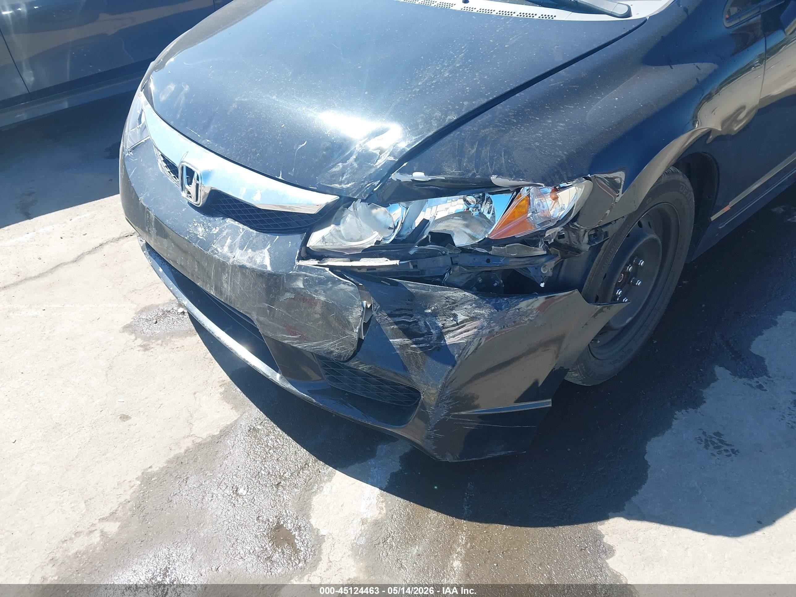 2010 Honda Civic Lx Black vin: 2HGFA1F56AH305050