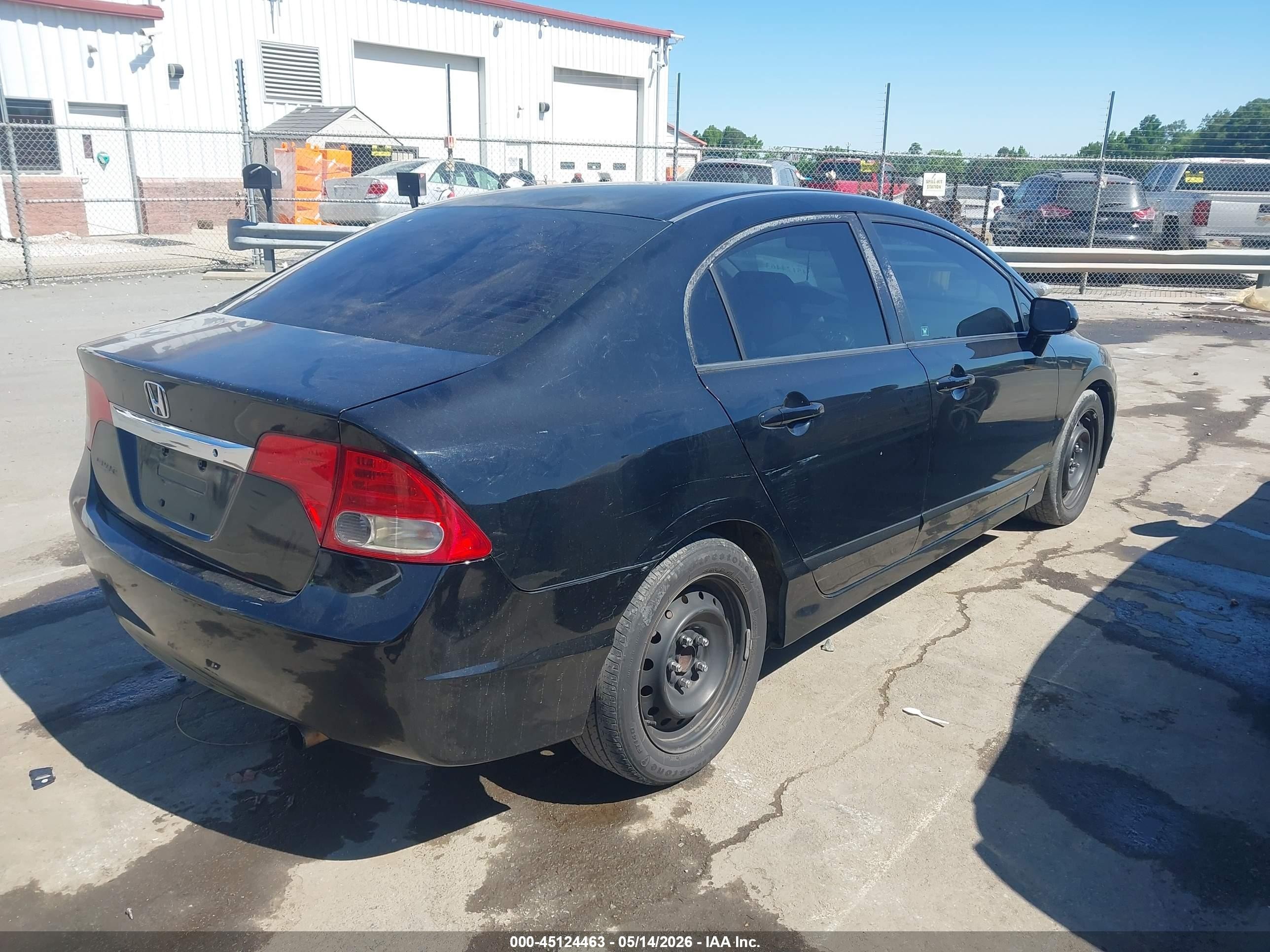 2010 Honda Civic Lx Black vin: 2HGFA1F56AH305050