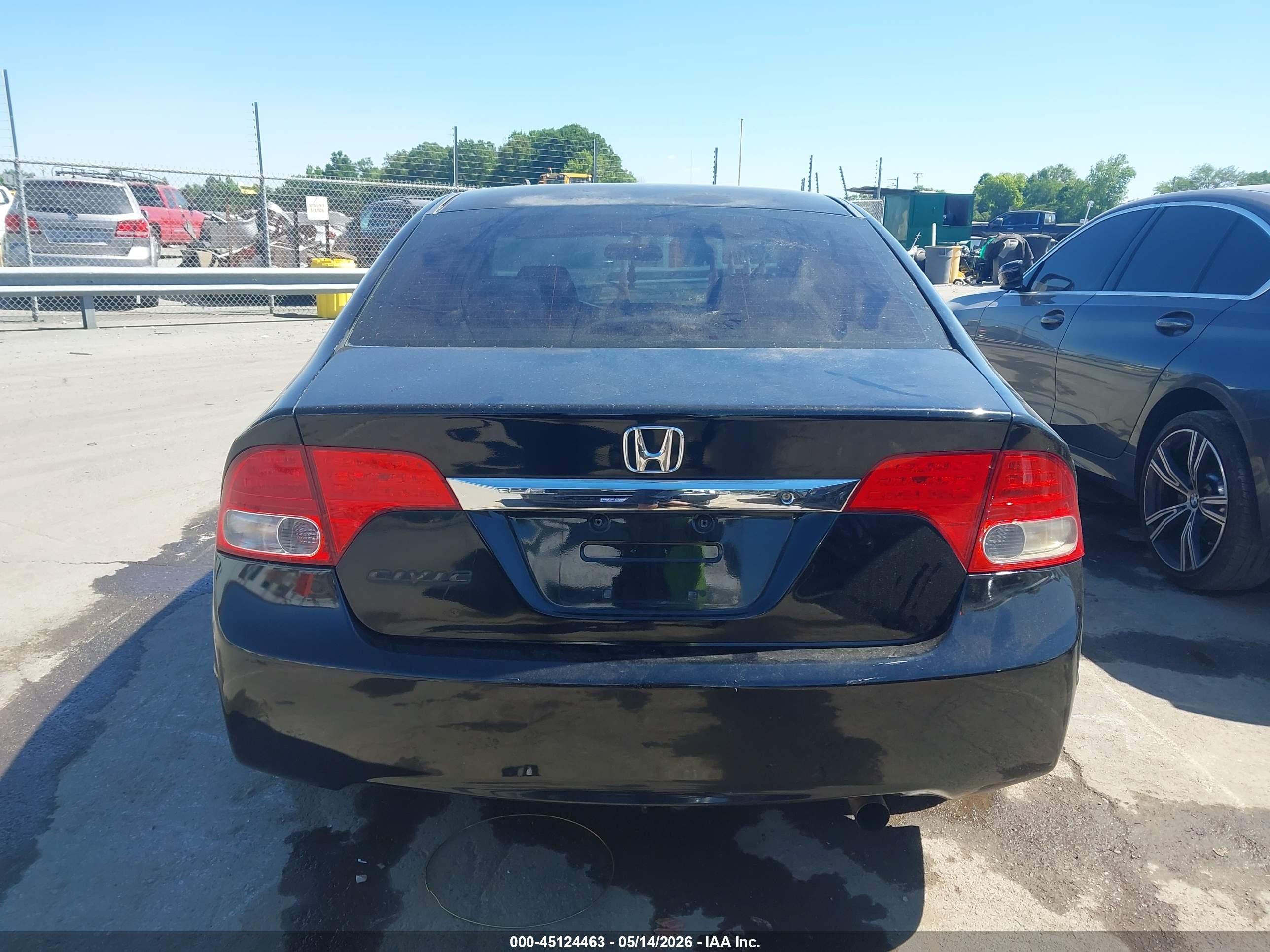 2010 Honda Civic Lx Black vin: 2HGFA1F56AH305050