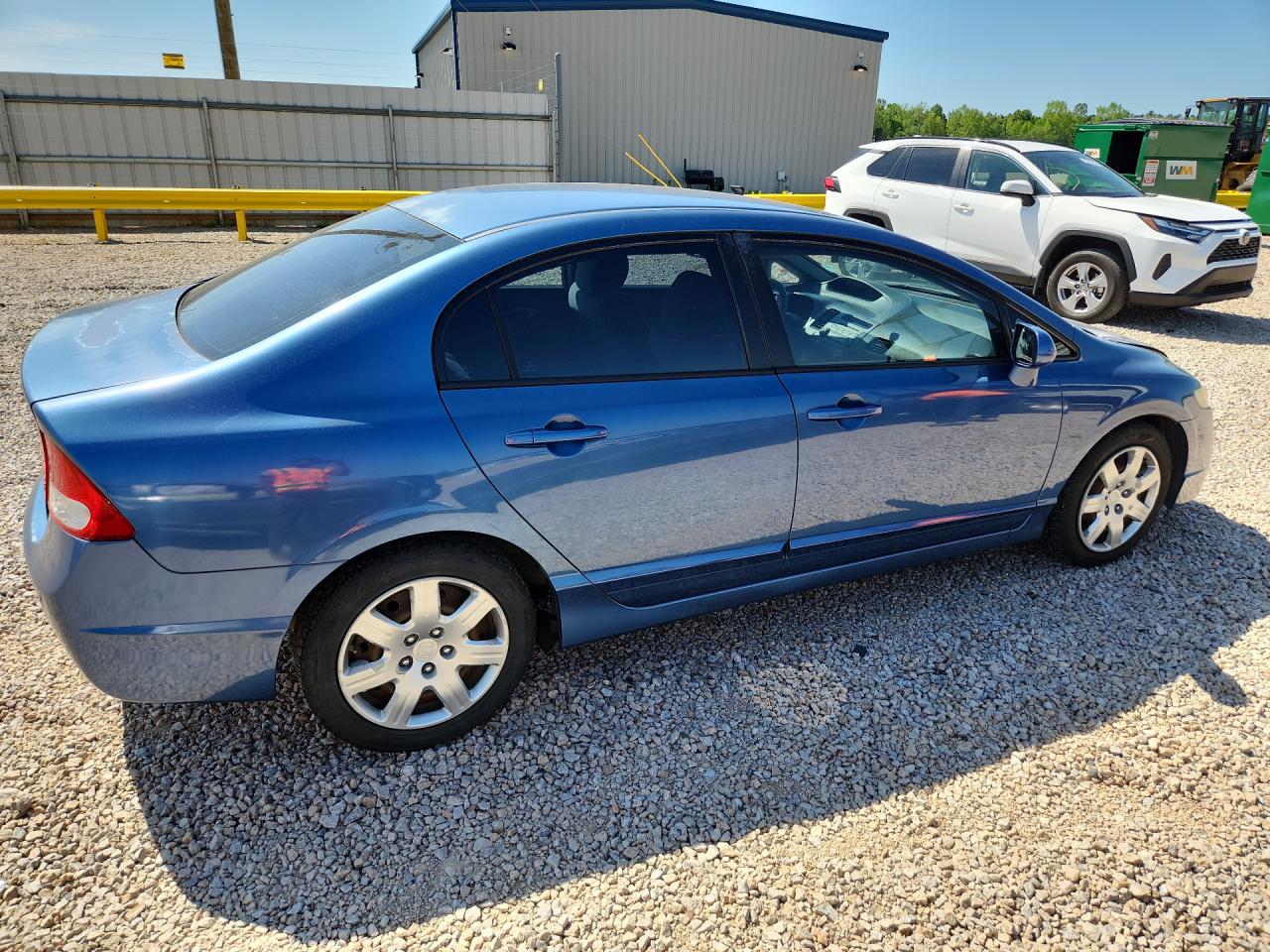 2010 Honda Civic Lx Blue vin: 2HGFA1F56AH306134