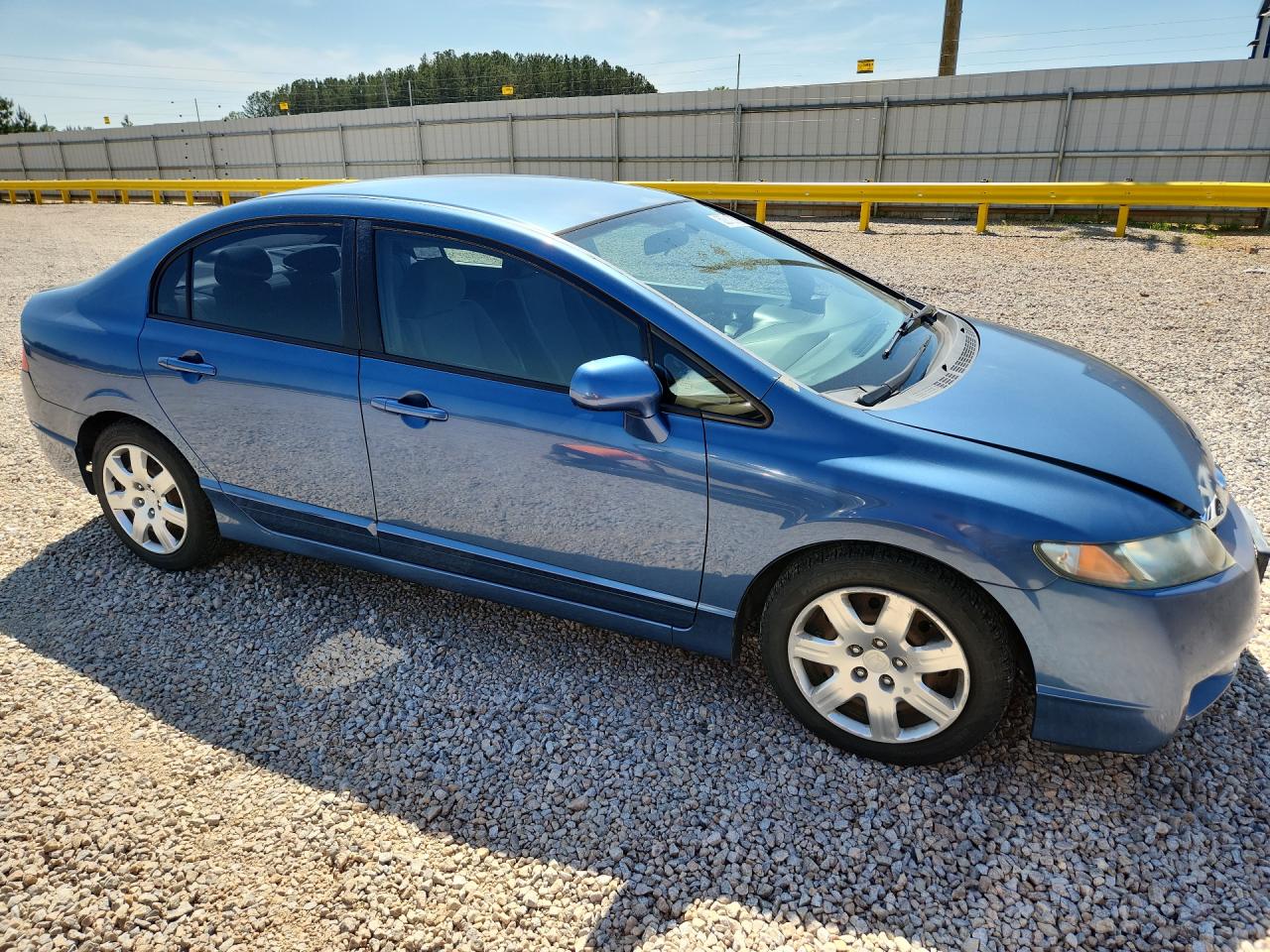 2010 Honda Civic Lx Blue vin: 2HGFA1F56AH306134