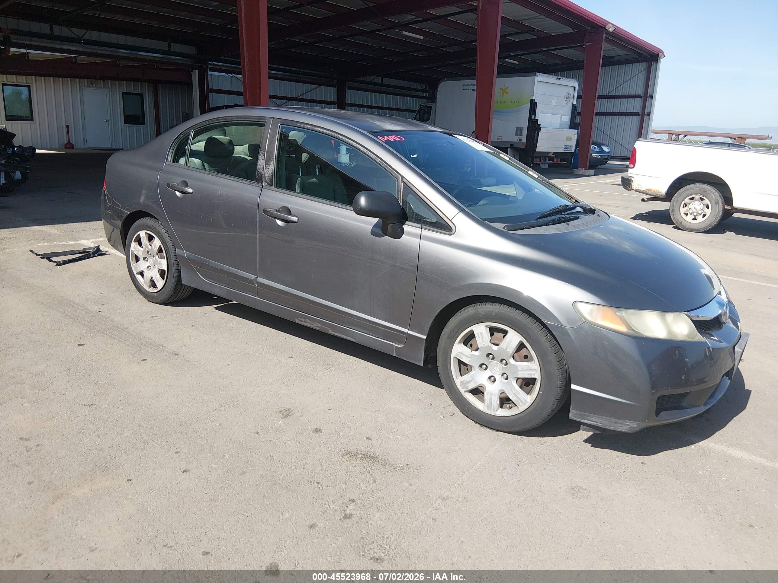 2010 Honda Civic Lx Silver vin: 2HGFA1F56AH308210