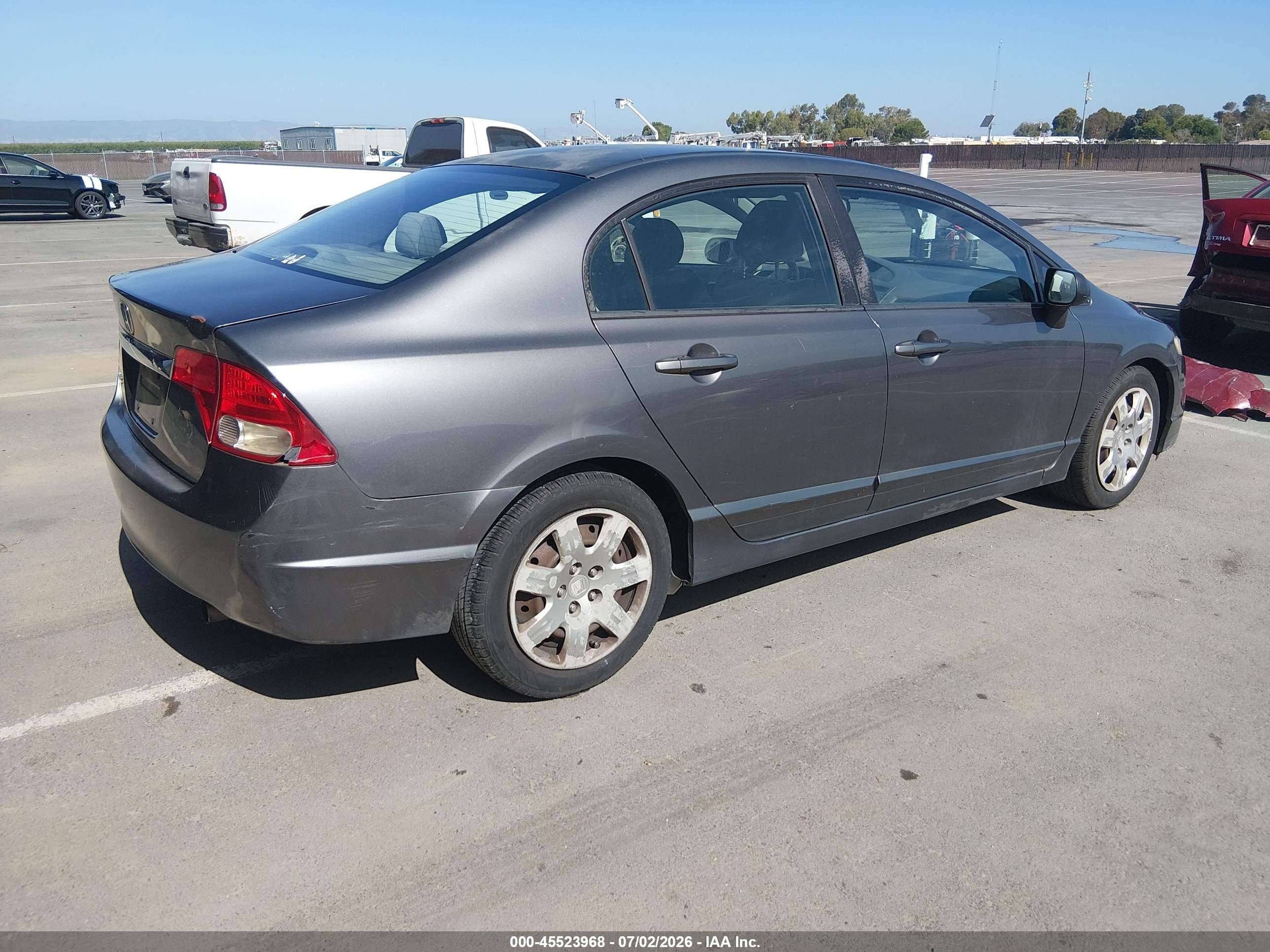 2010 Honda Civic Lx Silver vin: 2HGFA1F56AH308210
