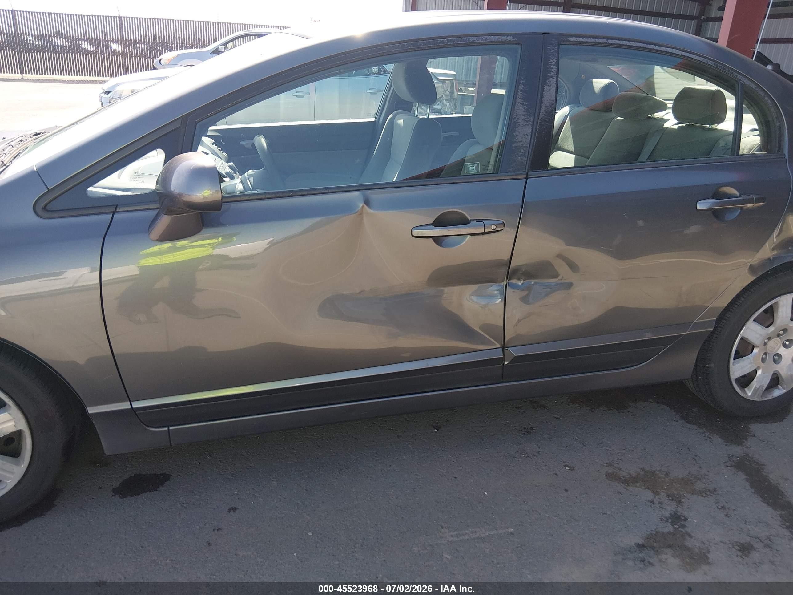2010 Honda Civic Lx Silver vin: 2HGFA1F56AH308210
