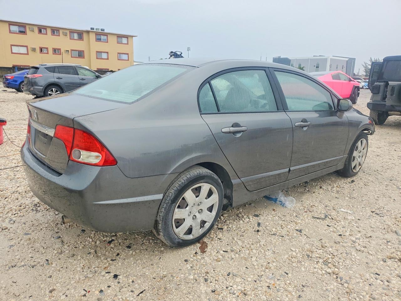 2010 Honda Civic Lx Gray vin: 2HGFA1F56AH308255