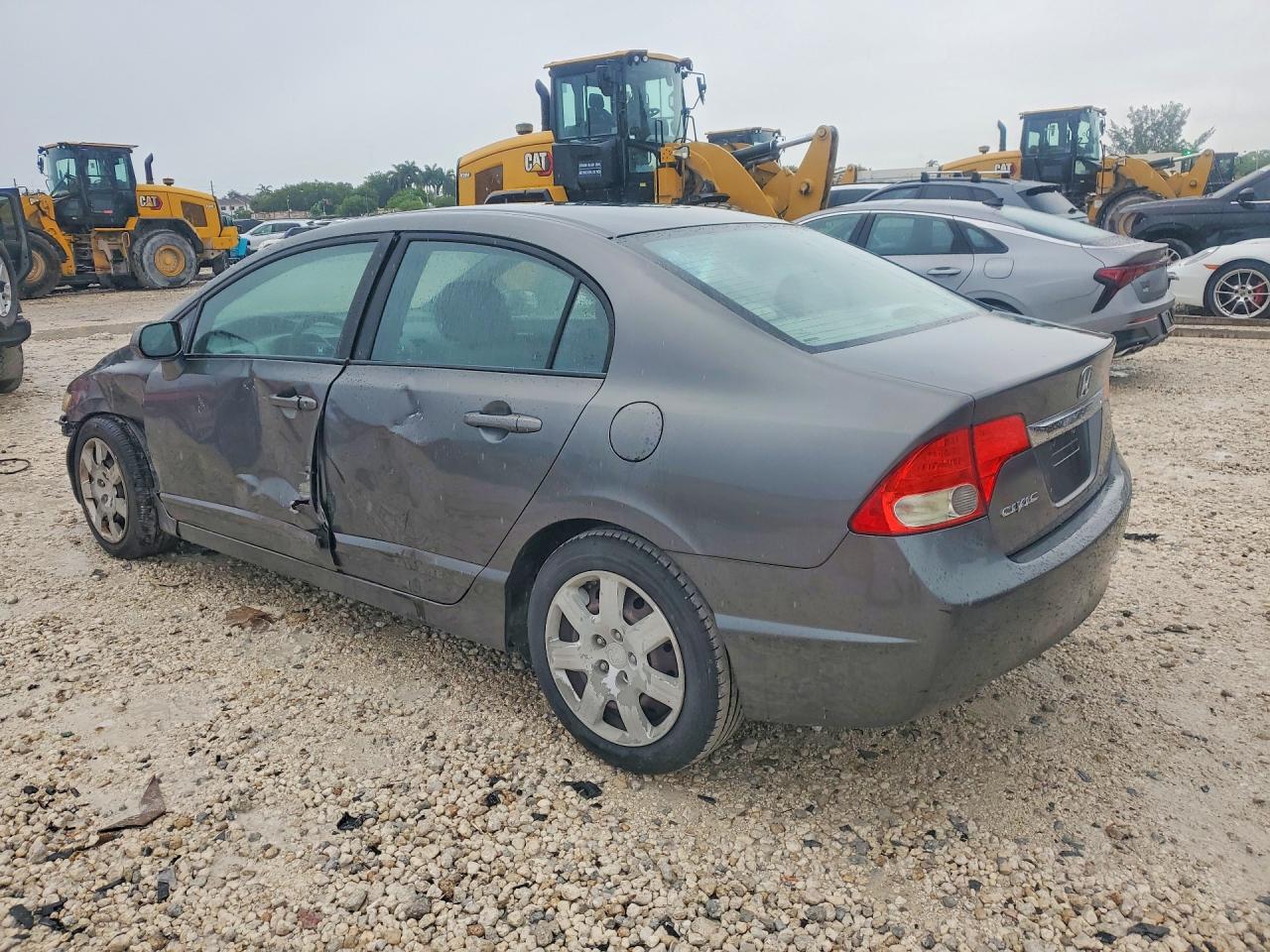 2010 Honda Civic Lx Gray vin: 2HGFA1F56AH308255
