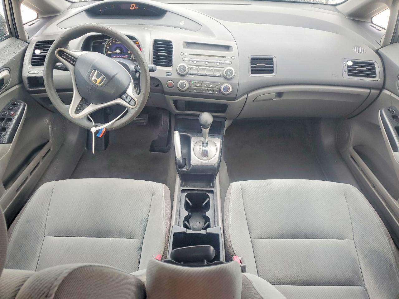 2010 Honda Civic Lx Gray vin: 2HGFA1F56AH308255