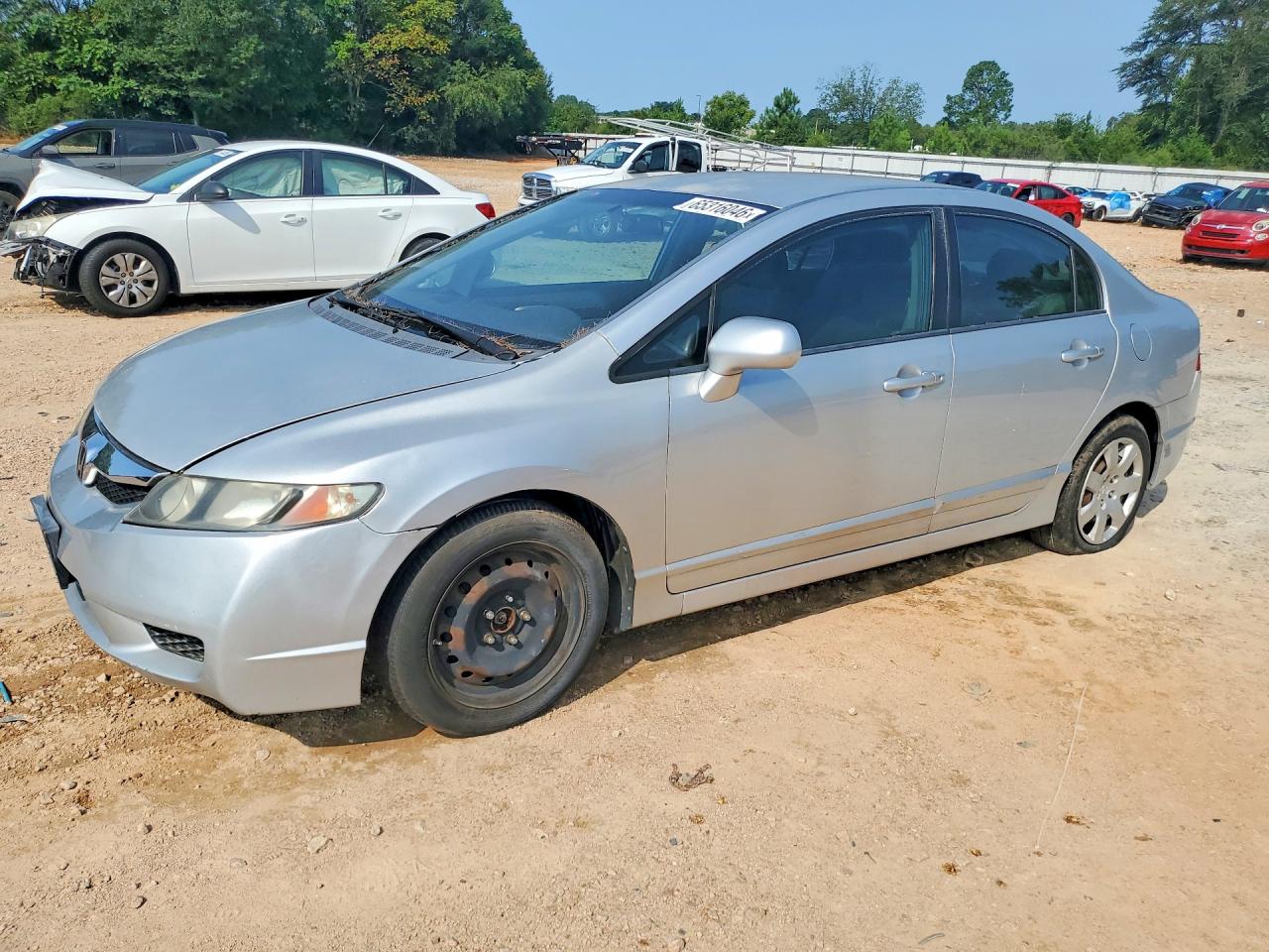2010 Honda Civic Lx Серебряный vin: 2HGFA1F56AH312256