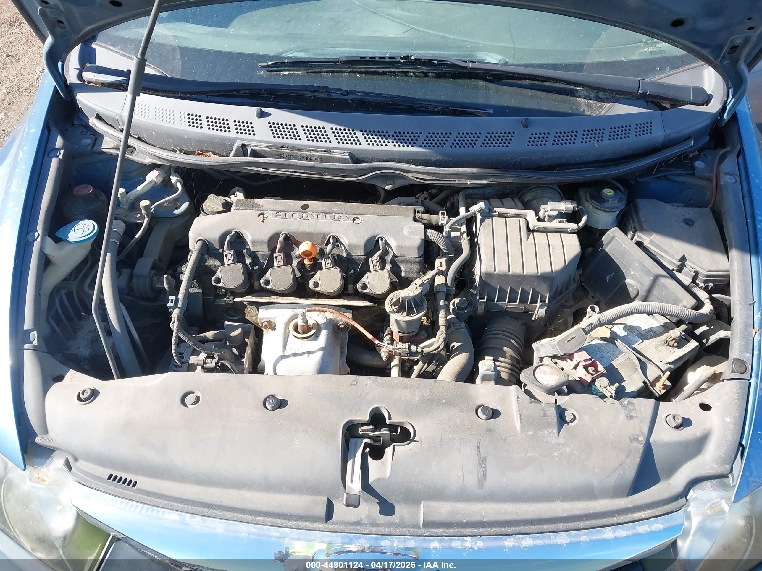 2010 Honda Civic Lx Blue vin: 2HGFA1F56AH317344