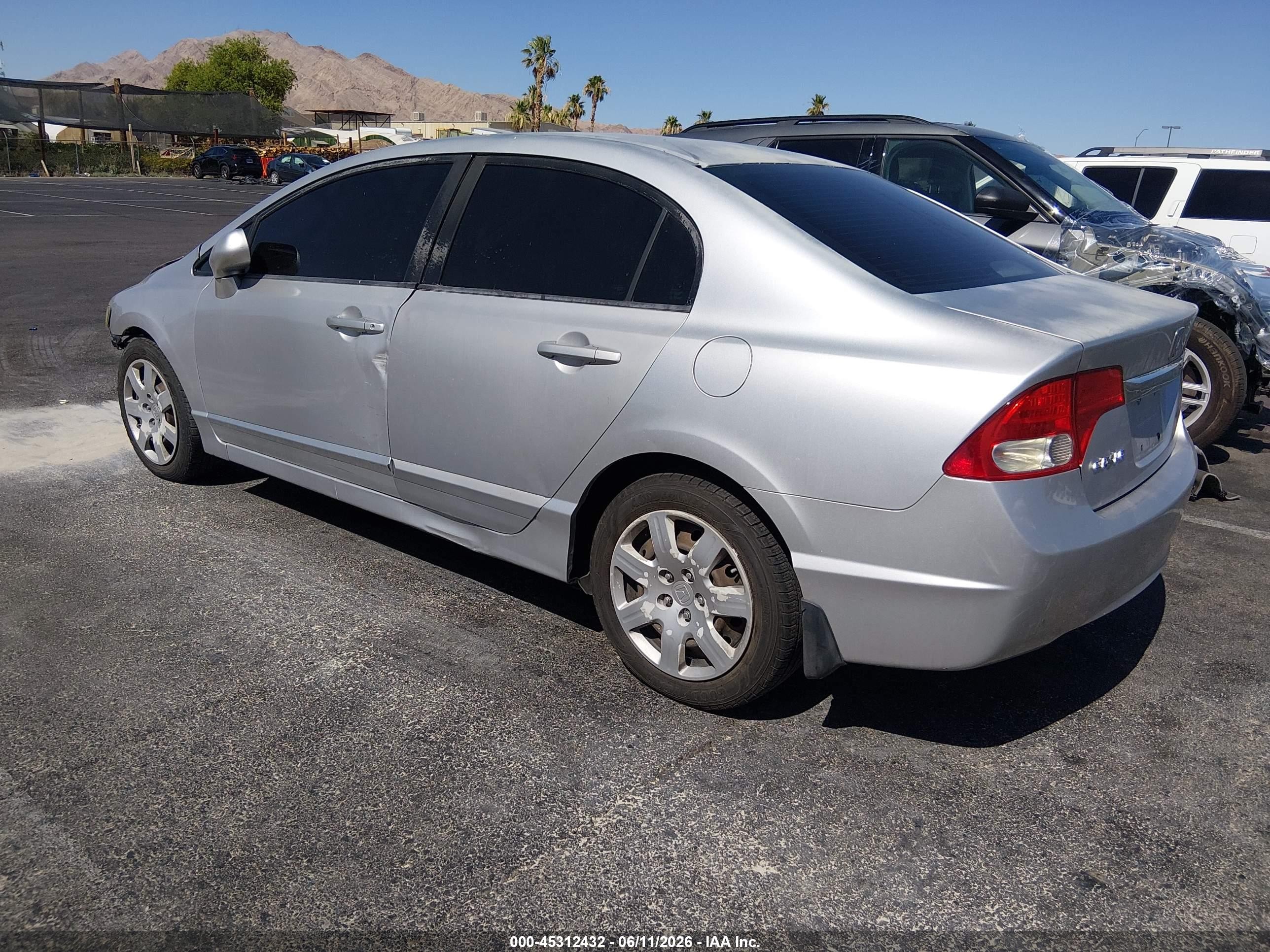 2010 Honda Civic Lx Silver vin: 2HGFA1F56AH318865